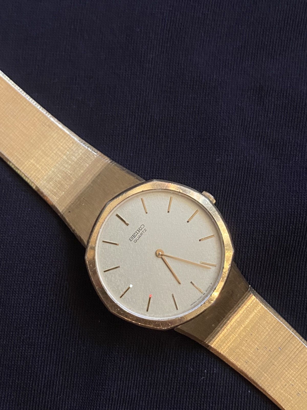 Japanese Brand × Seiko × Vintage Rare Vintage Seiko Octagonal Gold 7430 6000 Japan Size ONE SIZE - 2 Thumbnail