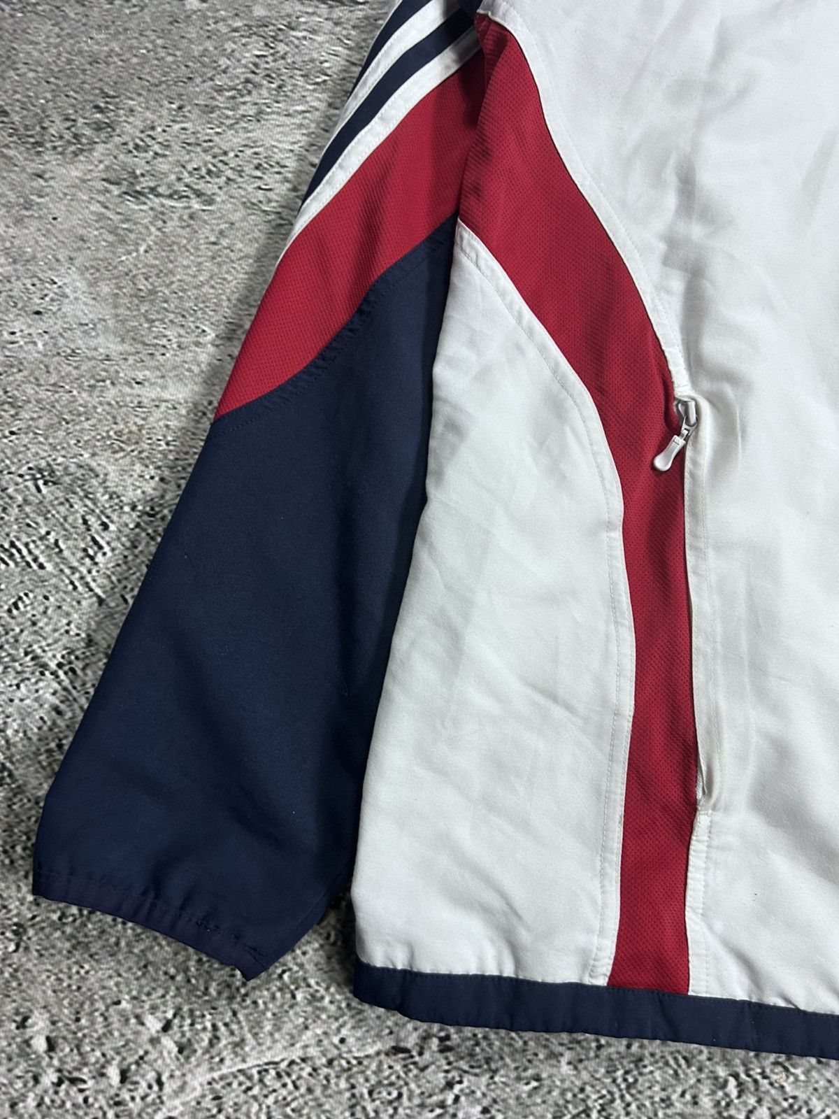 Adidas × Vintage Adidas Bayern track jacket vintage white Y2K nylon zip Size US XL / EU 56 / 4 - 3 Thumbnail