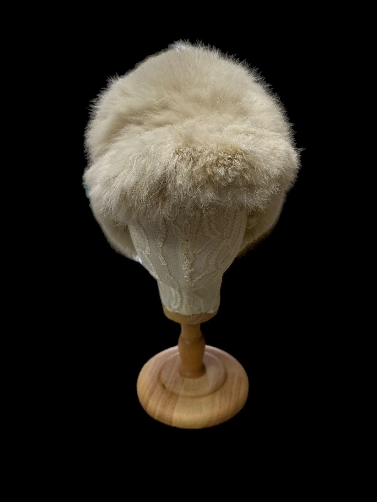 Japanese Brand JILL STUART RABBIT FUR BEANIE HAT Size ONE SIZE - 2 Thumbnail