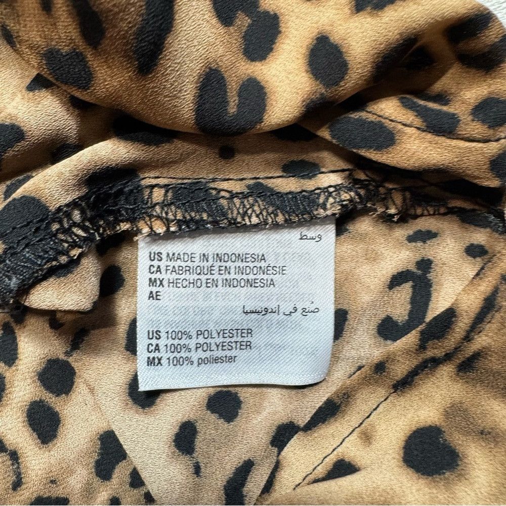Charter Club Charter Club Animal-Print Roll Tab Sleeve Blouse Size M Size M / US 6-8 / IT 42-44 - 8 Thumbnail