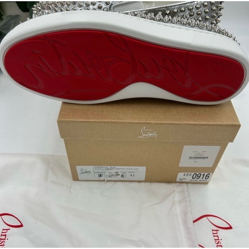 Christian Louboutin Christian Louboutin spike boat, leather sneakers size 41 Size US 8 / EU 41 - 12 Thumbnail