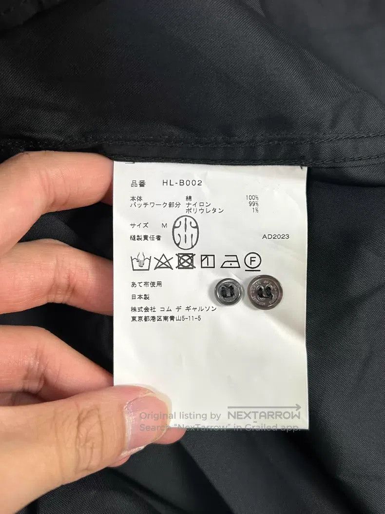 Comme des Garcons Comme des Garcons Long-sleeved shirt, black, with piecing Size US M / EU 48-50 / 2 - 4 Thumbnail
