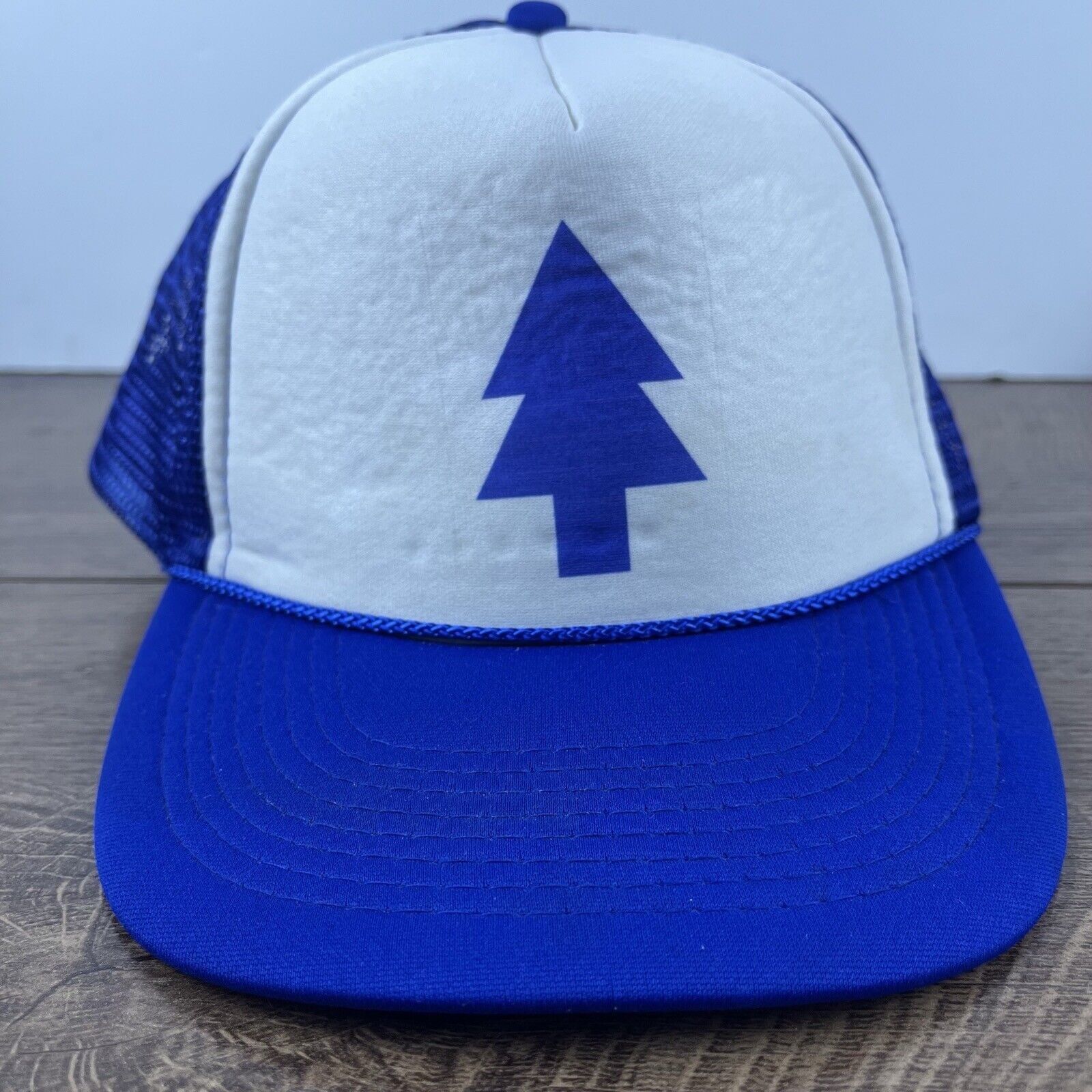 Other Pine Tree Hat Pine Tree Snapback Hat Blue Adjustable Hat Adu Size ONE SIZE - 1 Thumbnail