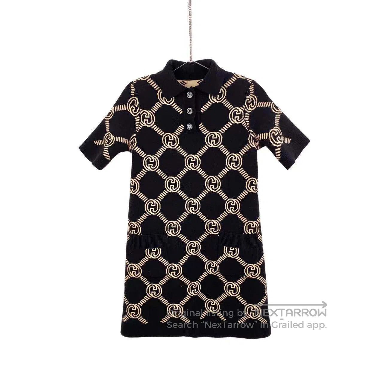 Gucci Guicci Full print double G on both sides of the dress| Size XXS / US 00 / IT 34 - 3 Thumbnail