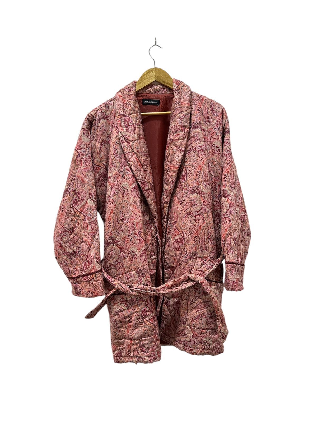 Bundle Vintage Yves Saint Laurent Paisley Quilted Jacket