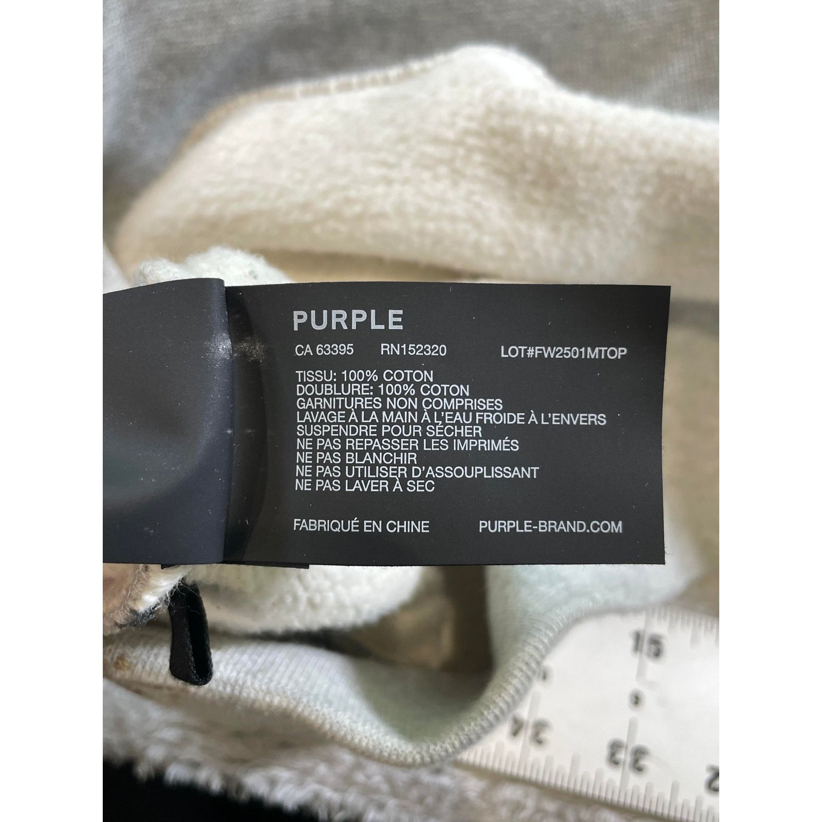 Purple Brand Purple Brand Embroidered Splatter Crystal Chest Logo Hoodie Size US M / EU 48-50 / 2 - 5 Thumbnail