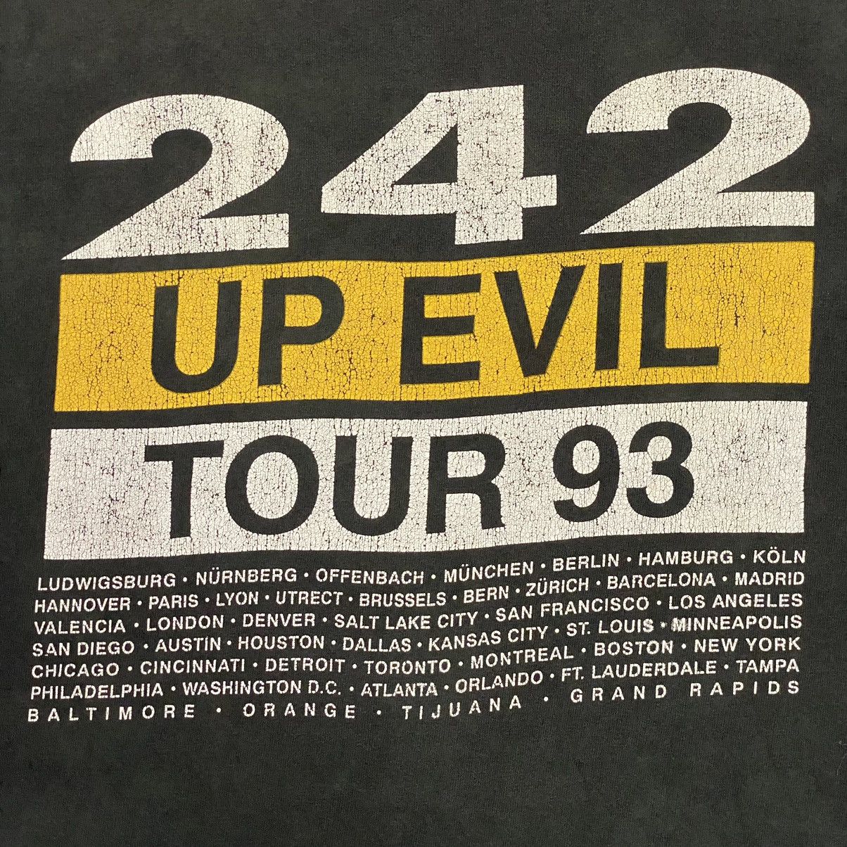 Band Tees VINTAGE 90S FRONT 242 BAND TEE Size US XL / EU 56 / 4 - 4 Thumbnail