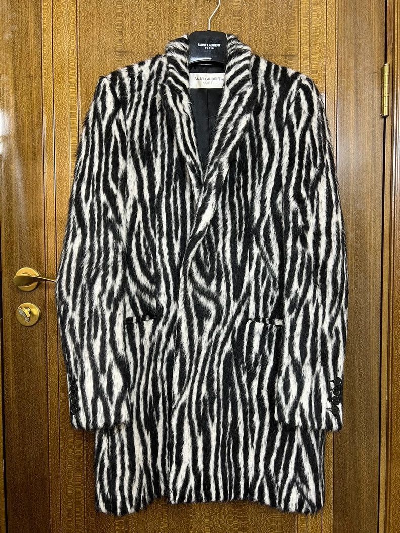 Saint Laurent Paris Saint Laurent Paris 18fw Zebra Fur Coat-2506 Size US M / EU 48-50 / 2 - 1 Thumbnail