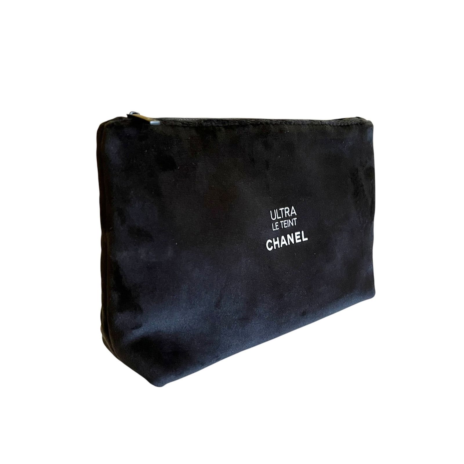 Chanel Chanel Ultra Le Teint Black Cosmetic Bag Zip Pouch Clutch Size ONE SIZE - 8 Thumbnail