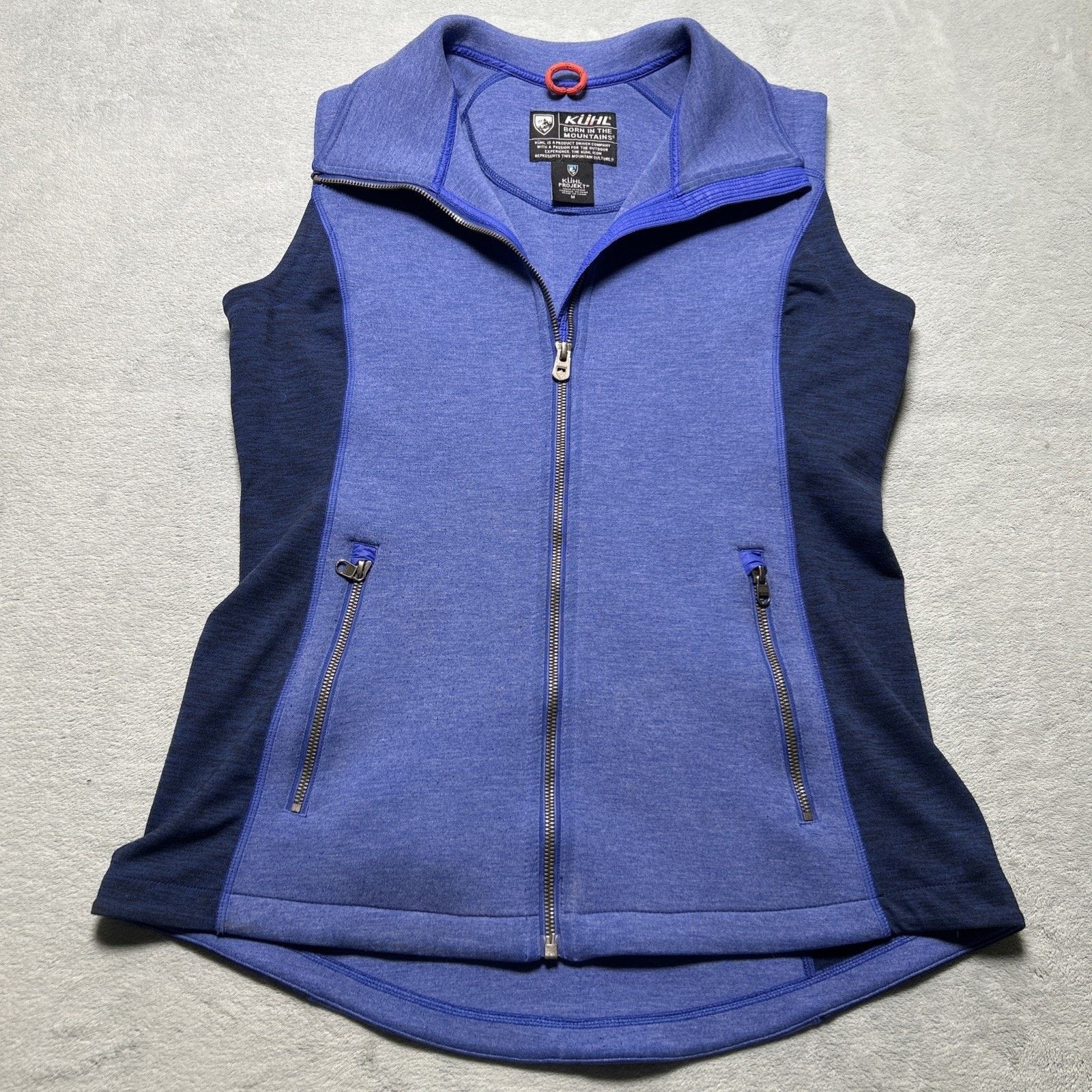 Kuhl Kuhl Projekt Fleece Vest Womens Medium Blue Retro Striped Size M / US 6-8 / IT 42-44 - 1 Thumbnail