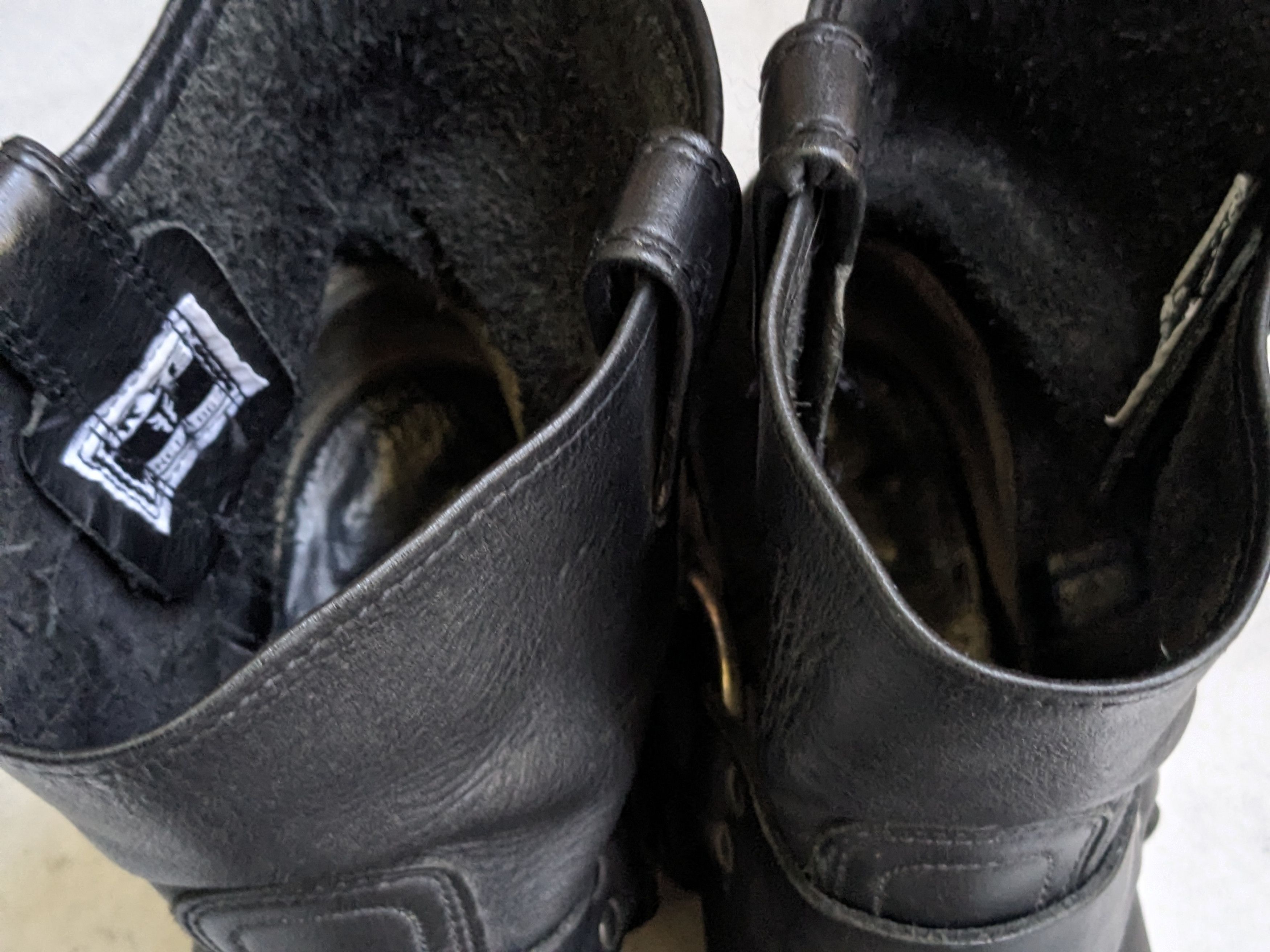 Frye Frye Harness Boots Black Leather 13 M Leather Buckle Size US 13 / EU 46 - 5 Thumbnail