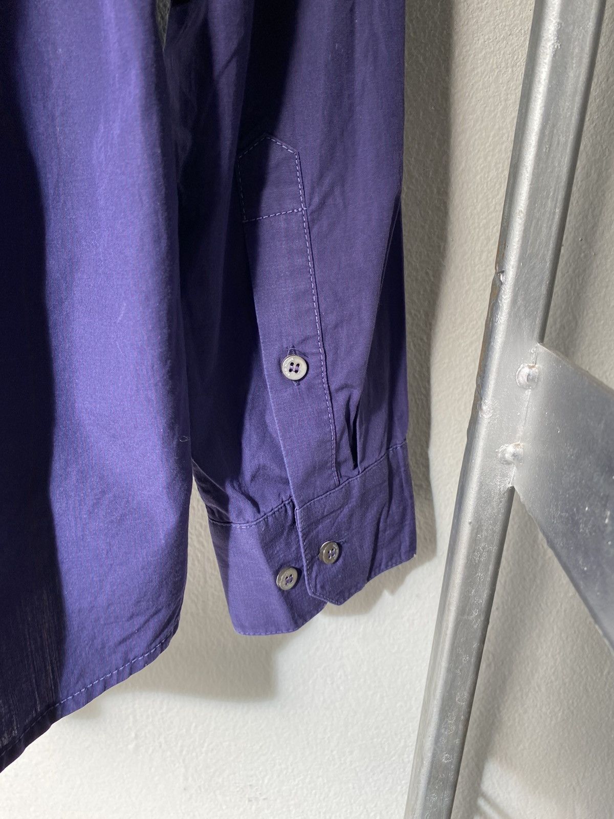 Solid Homme × Wooyoungmi SOLID HOMME Blue Long-Sleeve Shirt Size US M / EU 48-50 / 2 - 12 Thumbnail