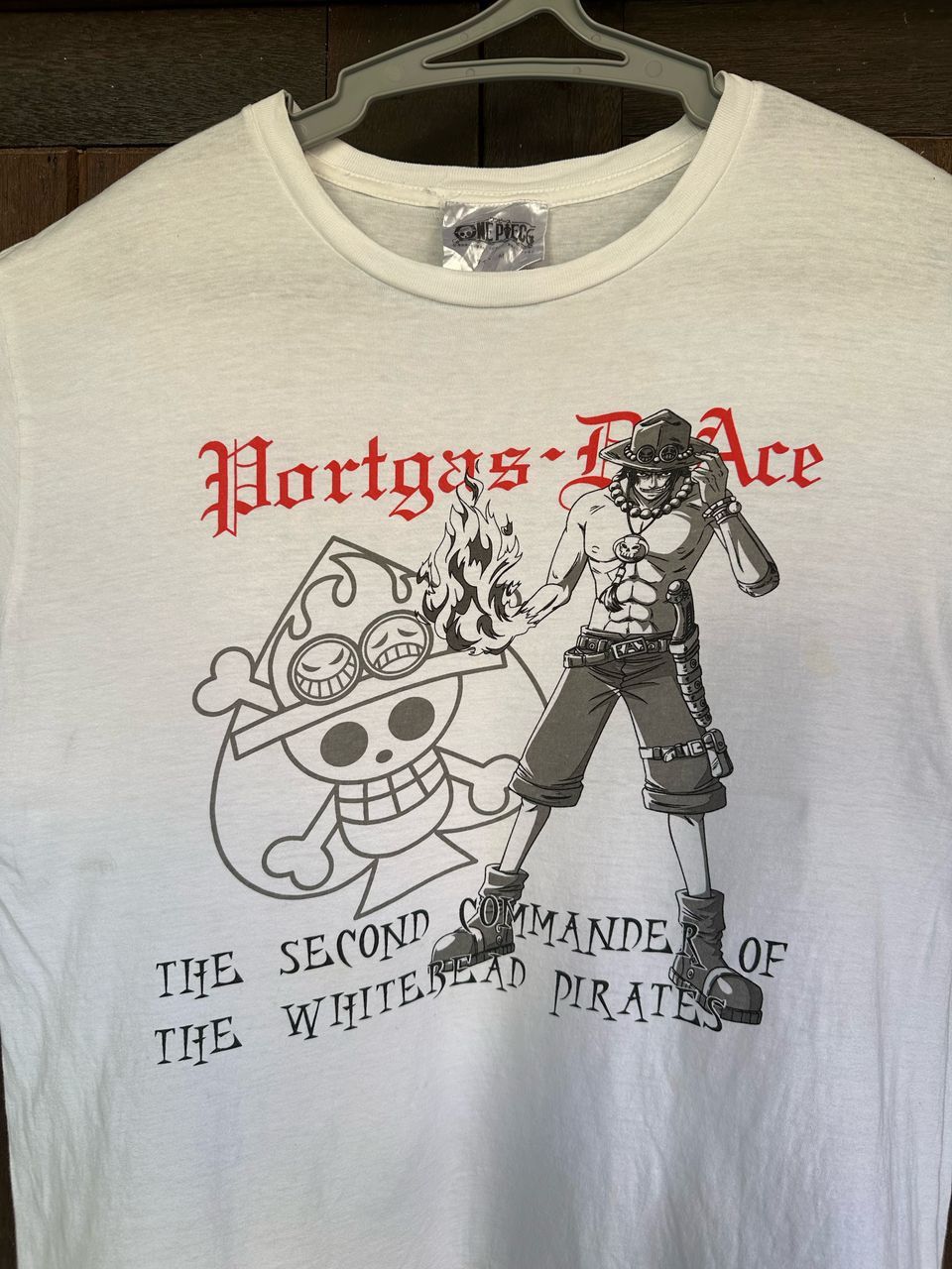 Anime Vintage Portgas D Ace One Piece Japanese Anime Series Tee Size US M / EU 48-50 / 2 - 3 Thumbnail