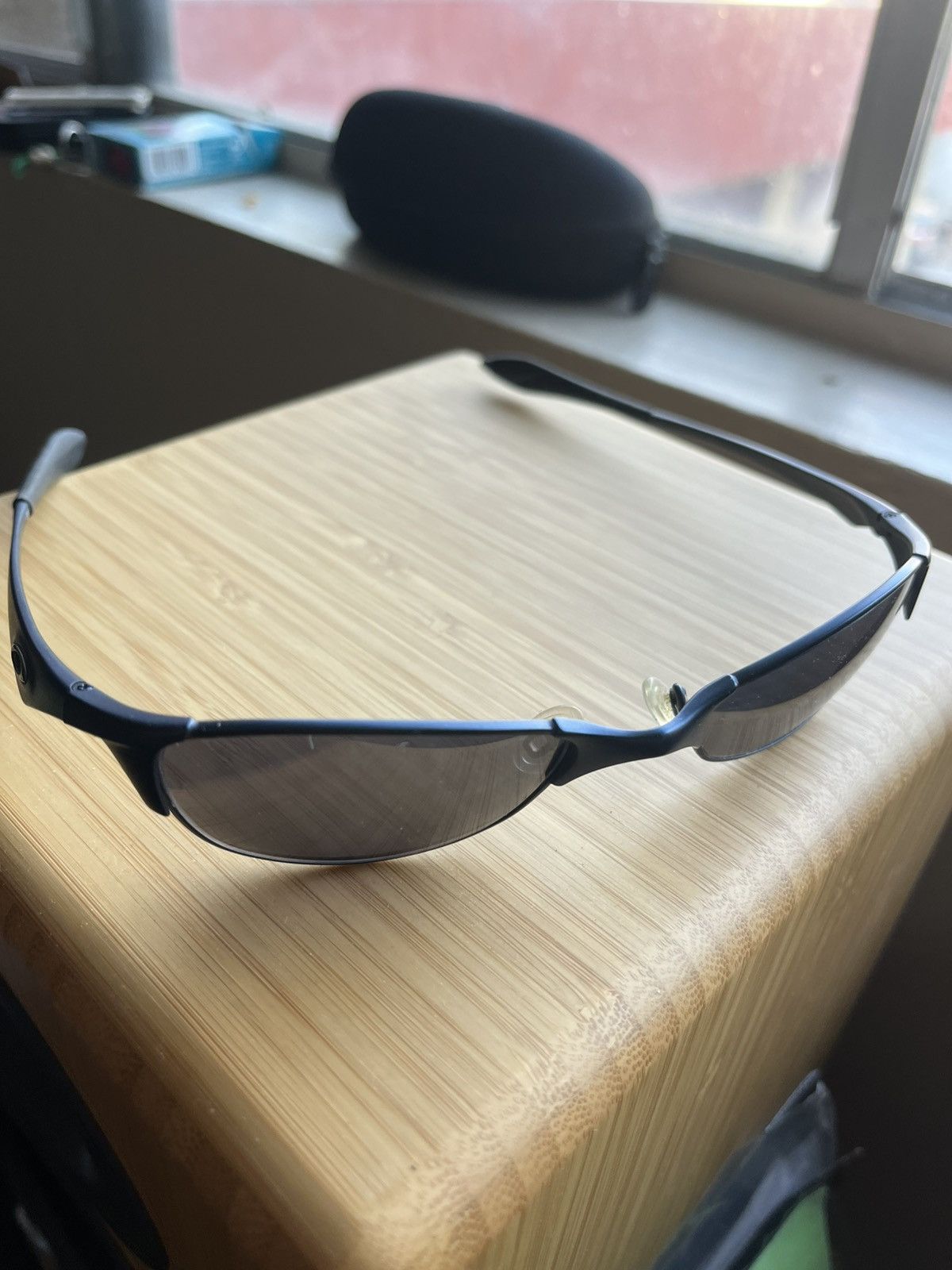 Oakley Metal frame blue Oakley glass black lens Size ONE SIZE - 6 Thumbnail