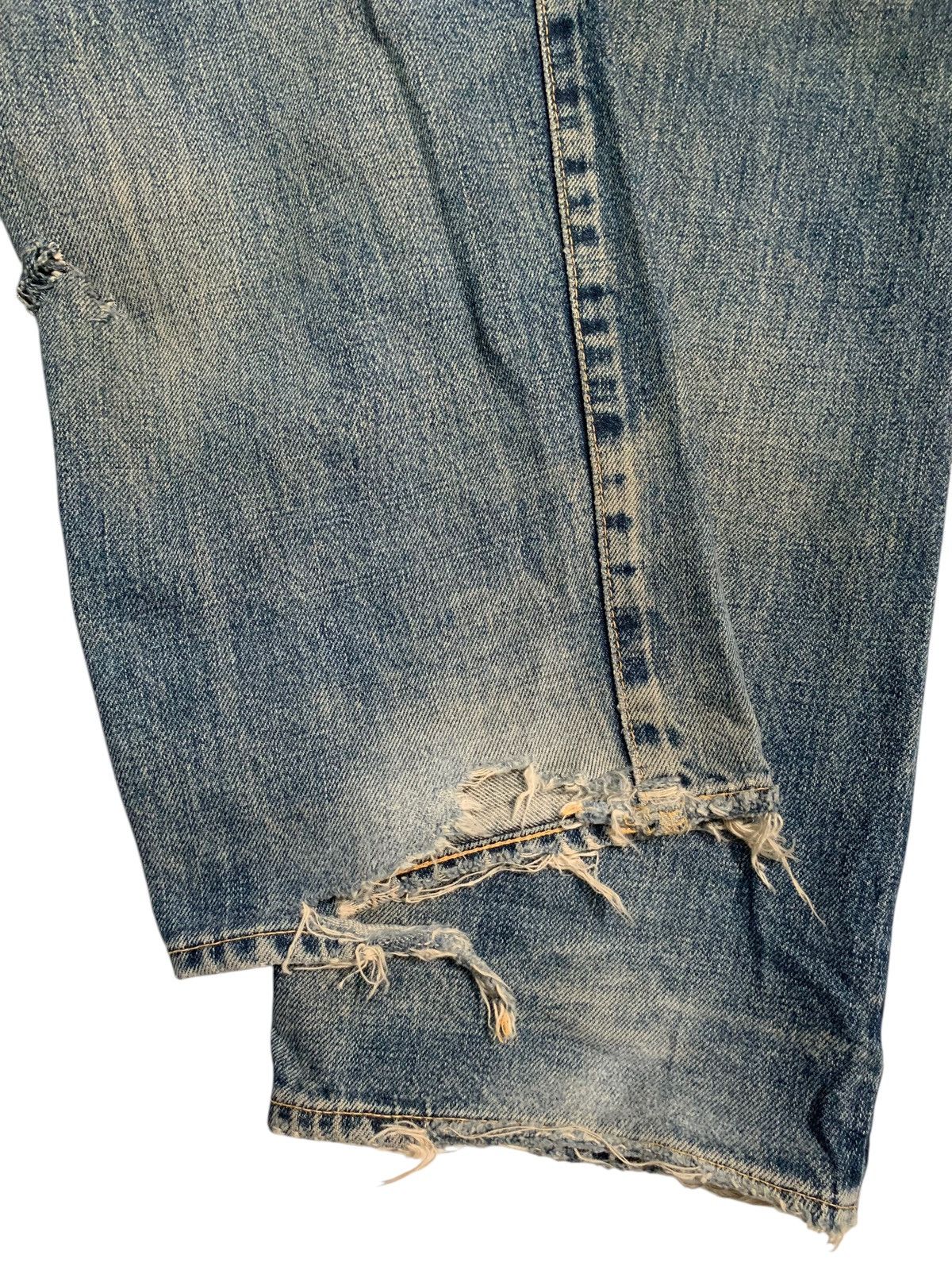 Kapital BARTACK SELVEDGE RUSTY BUTTON FLY JAPANESE DISTRESSED DENIM Size US 28 / EU 44 - 14 Thumbnail