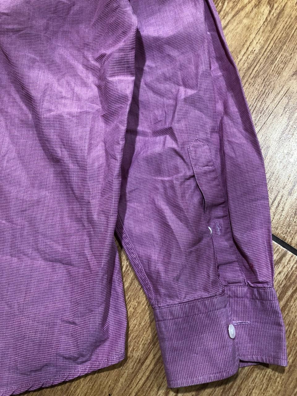 Yves Saint Laurent Vintage Yves Saint Laurent 100% Cotton Button Up Shirt Size US XL / EU 56 / 4 - 13 Thumbnail