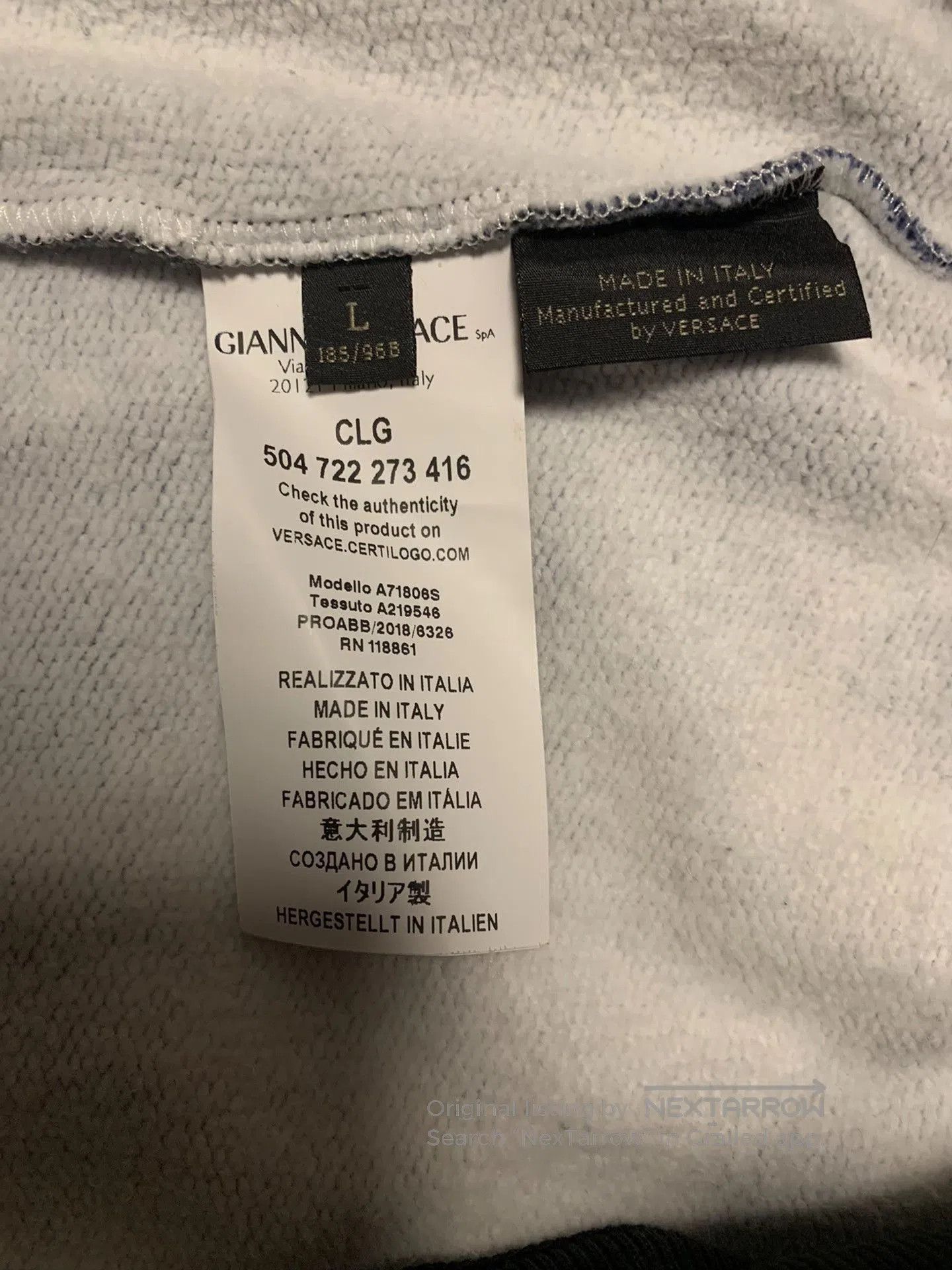 Versace Versace Men's Medusa Print Sweatshirt. Size US L / EU 52-54 / 3 - 5 Thumbnail