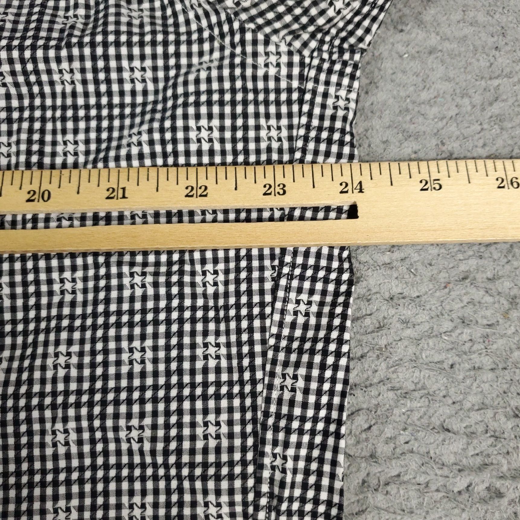 Robert Graham Robert Graham Shirt Mens Size 17 Blue Check Button-Up Long Sleeve Dressy Casual Office Size US XL / EU 56 / 4 - 7 Thumbnail