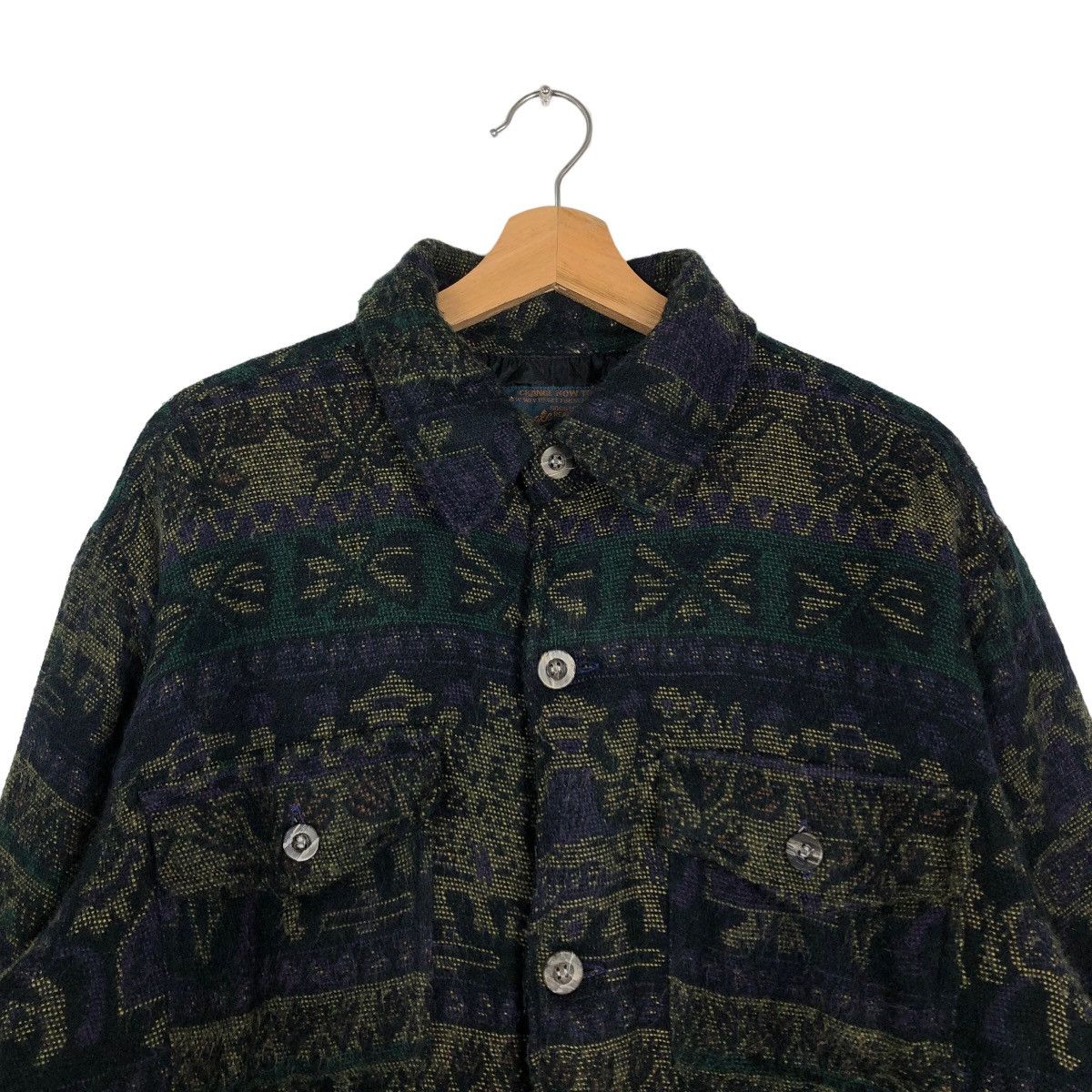 Japanese Brand 🔥90’s Navajo Aztec Hikory Chore Jacket Jungle Storm Size US M / EU 48-50 / 2 - 3 Thumbnail