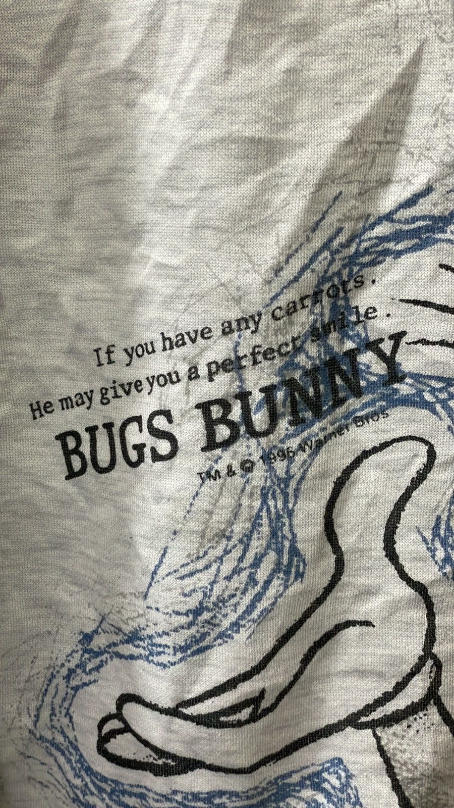 Vintage 🔥Vintage 1996 Bugs Bunny Big Image Promo Sweatshirts Size US M / EU 48-50 / 2 - 4 Thumbnail