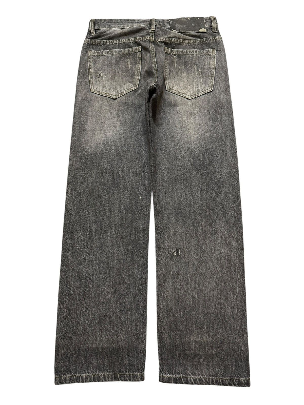 JNCO Vintage Y2K Japanese Brand Grey Faded Wash Distress Loose Size US 30 / EU 46 - 2 Thumbnail