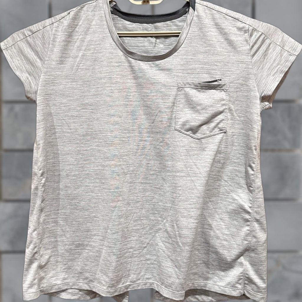 Outdoor Research Outdoor Research Women Top S Gray Short Sleeve Casual Athleisure Open Back Size S / US 4 / IT 40 - 1 Thumbnail