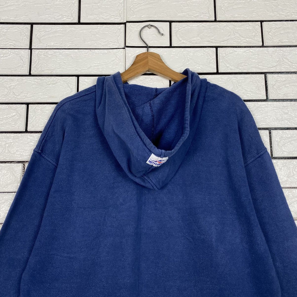 Vintage 📌Vintage Hoodie Sweatshirt Pull Over Reebok Big Logo Size US L / EU 52-54 / 3 - 10 Thumbnail