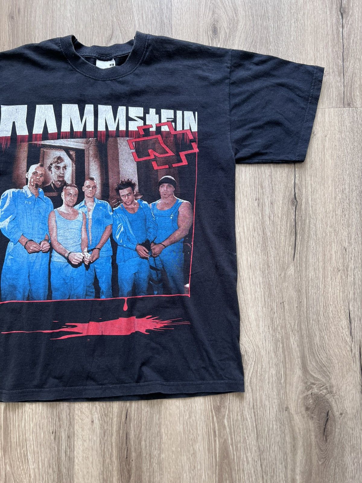 Band Tees × Vintage Vintage Rammstein Band Shirt Metal Tour Tee Graphic Y2K Size US M / EU 48-50 / 2 - 2 Thumbnail