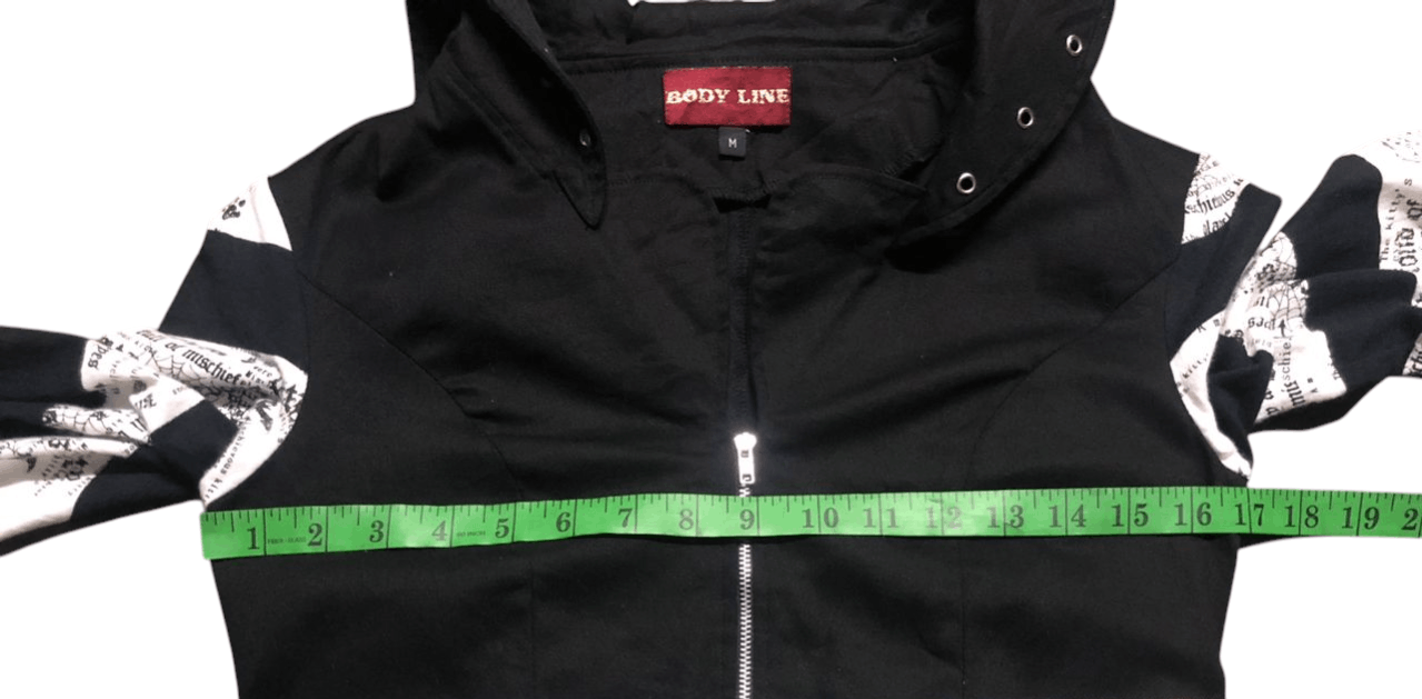 If Six Was Nine Body Line Japan Stripes Black With Cross Punk Jacket Size US S / EU 44-46 / 1 - 17 Thumbnail