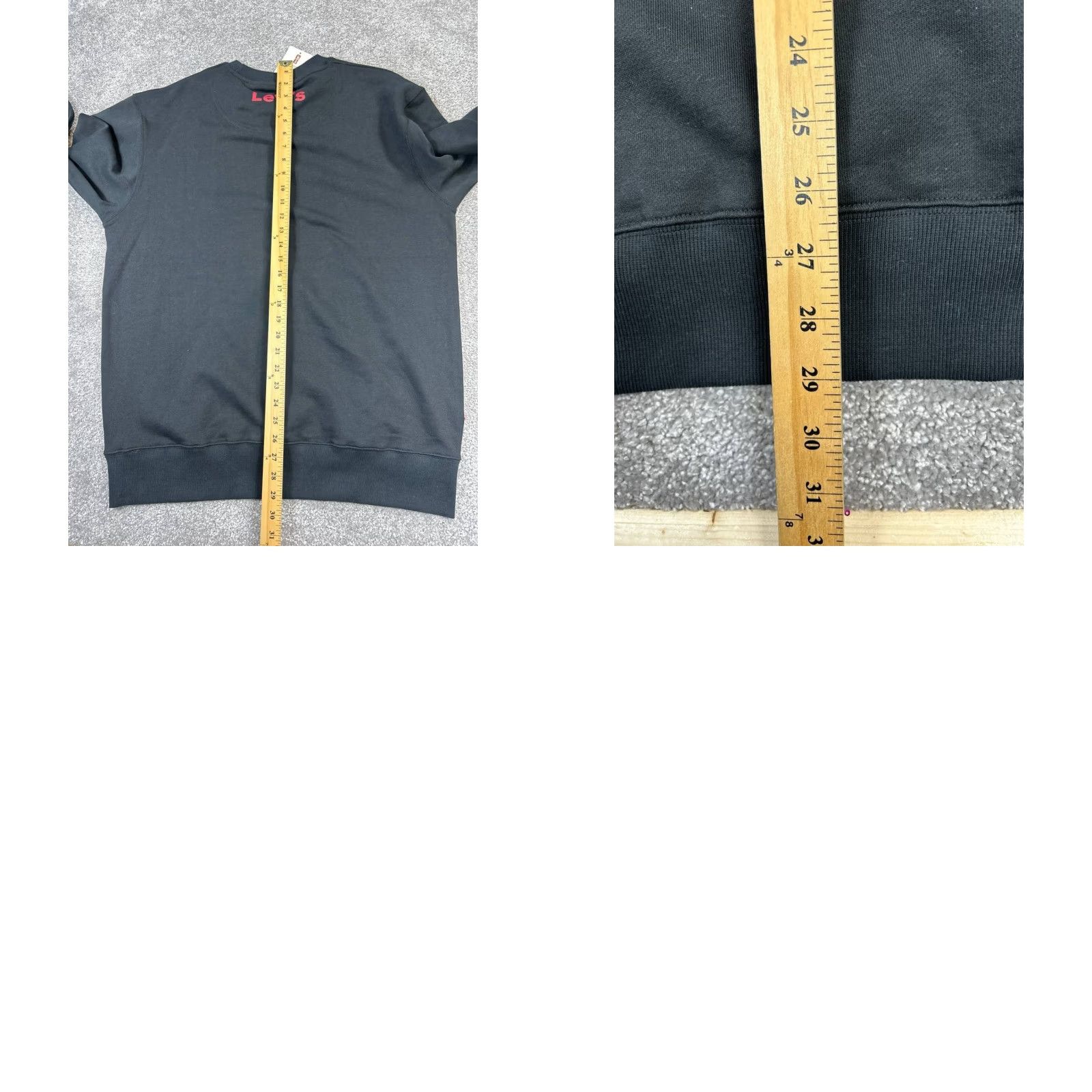 Levi's VINTAGE Levi's Sweatshirt Mens 2XL Black Cotton Millennial 2000s New Graphic Print Pullover Crew Neck Size US XXL / EU 58 / 5 - 8 Thumbnail