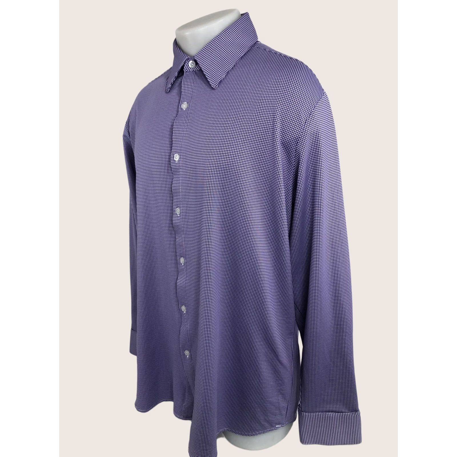 Mizzen+Main MIZZEN+MAIN Plaid Checked XXL Purple / White Trim Fit Shirt Button-Up Long Sleeve Men 2XL Womens Men (reorder to fit rules) Size US XXL / EU 58 / 5 - 1 Thumbnail