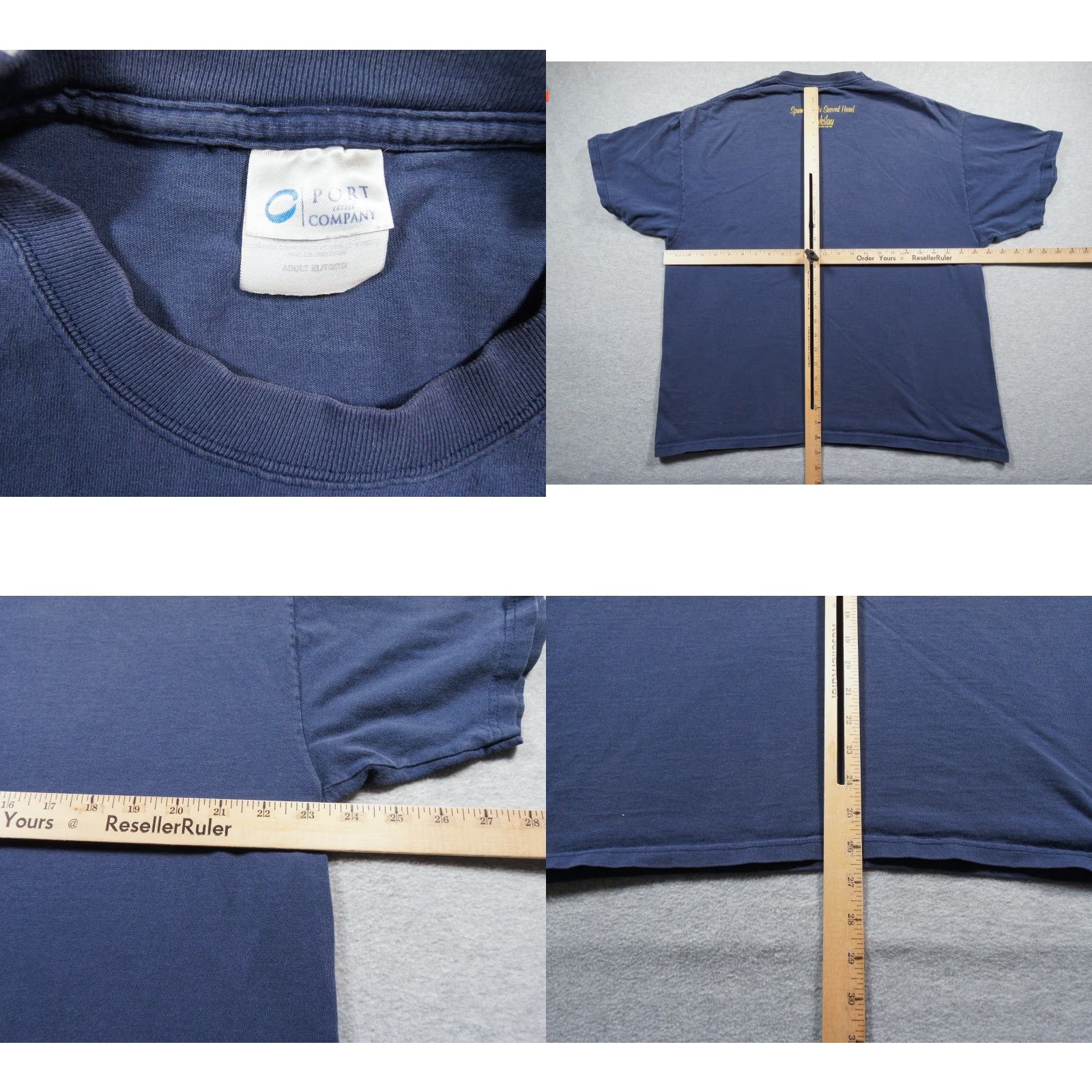 Vintage VINTAGE Spam Man Shirt Mens XL Blue Graphic Tee Hukilau Short Sleeve Port and Company T-Shirt Men XL Blue Logo Size US XL / EU 56 / 4 - 8 Thumbnail