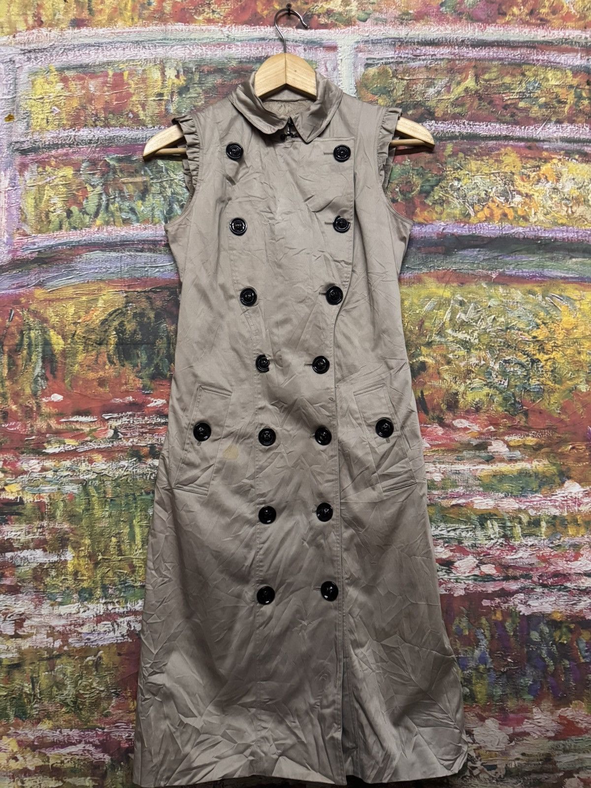 Burberry Burberry Sleeveless Trench Dress Size S / US 4 / IT 40 - 1 Thumbnail