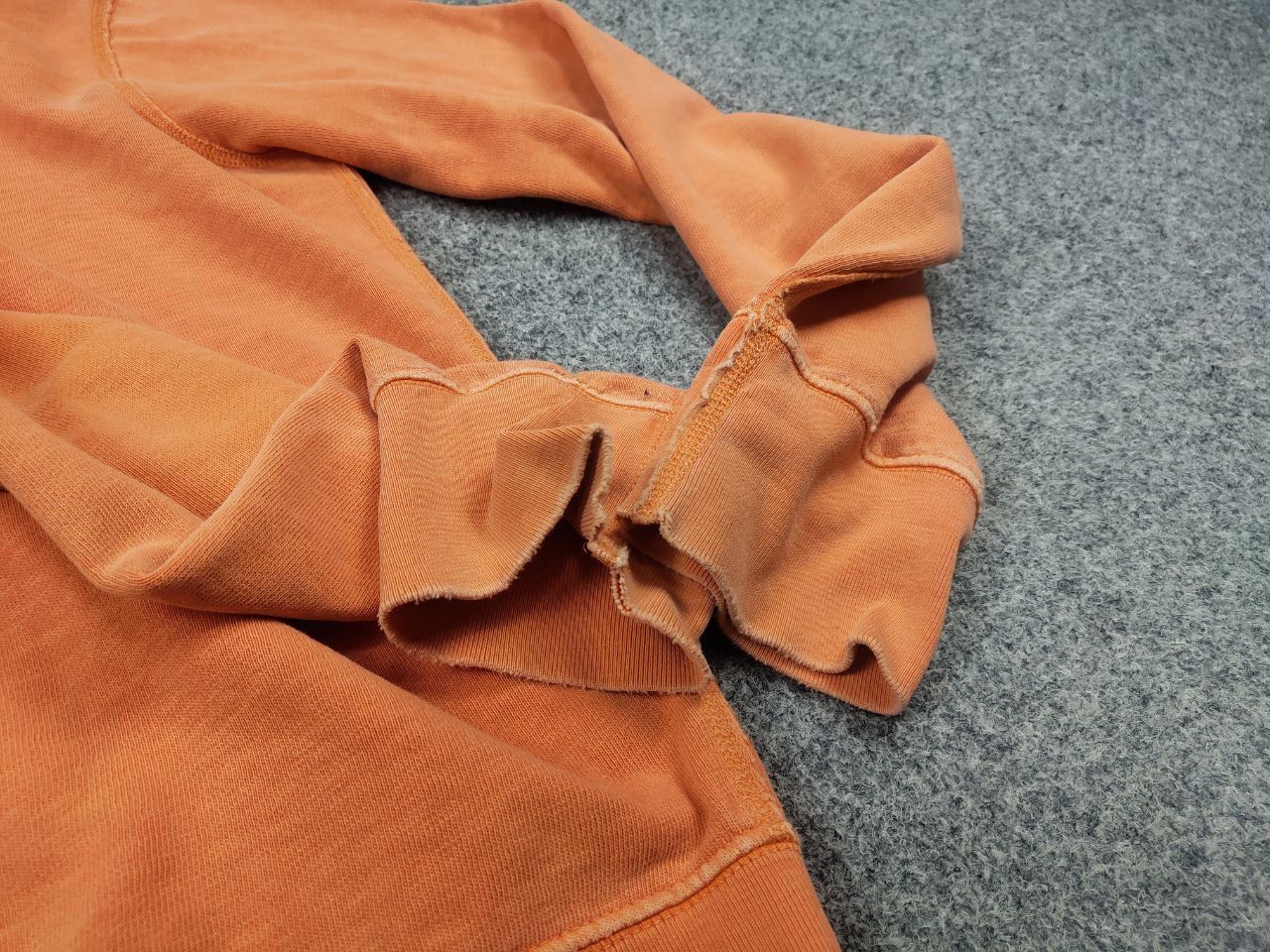 Polo Ralph Lauren Vintage 90's Polo Ralph Lauren RRL Zip Orange Faded Hoodie Size US L / EU 52-54 / 3 - 11 Thumbnail