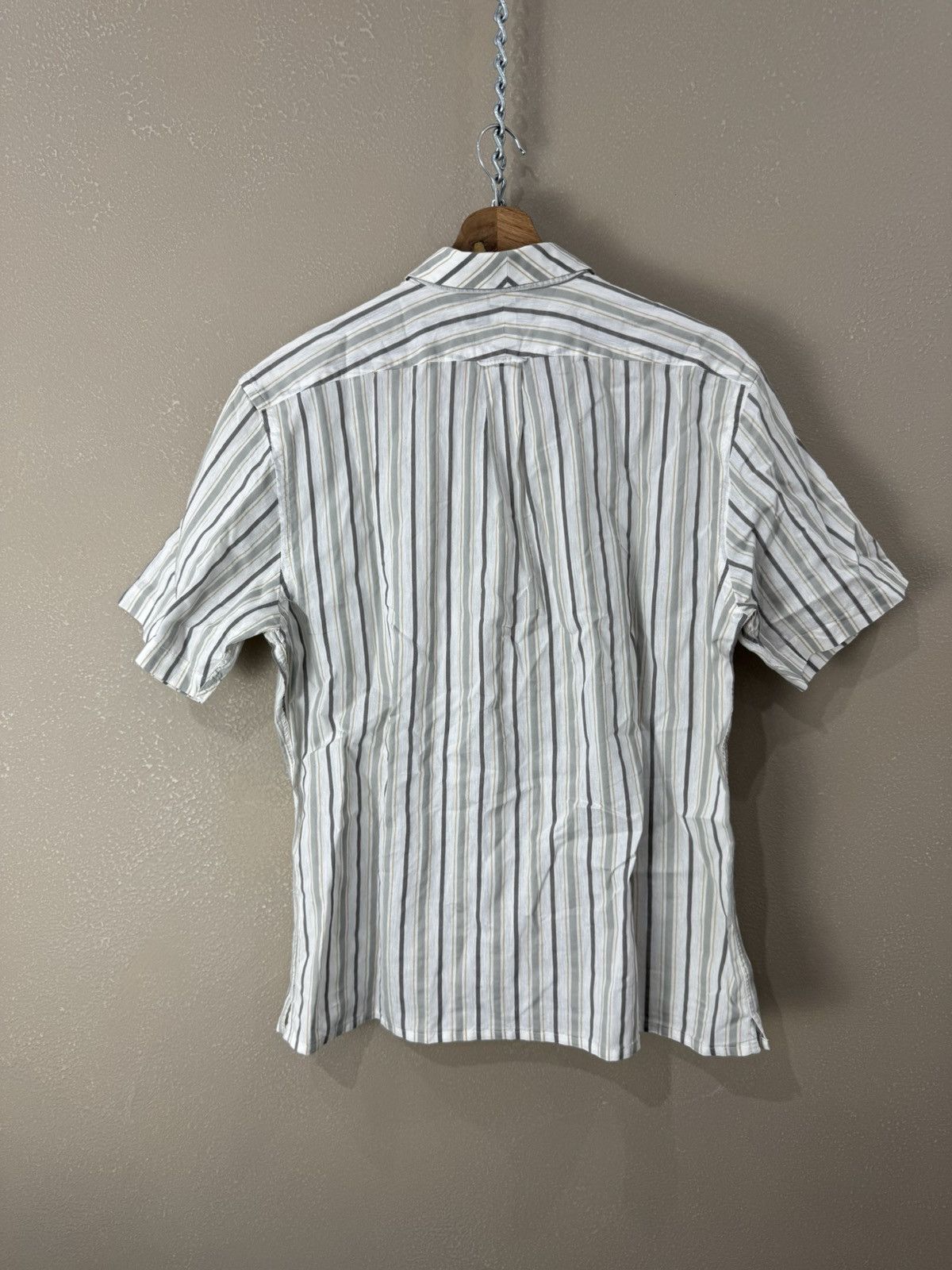 Burberry Burberry Shirt Short Sleeve Nova Check Vintage Linen Size US L / EU 52-54 / 3 - 2 Thumbnail