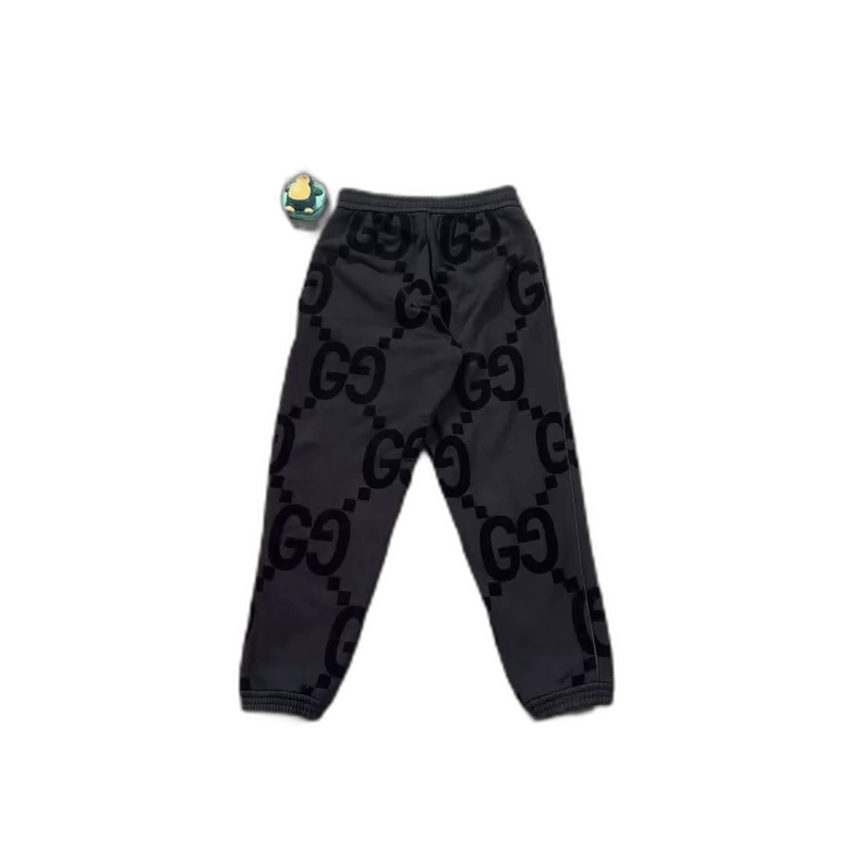 Gucci Black Sweatpants with Logo Print