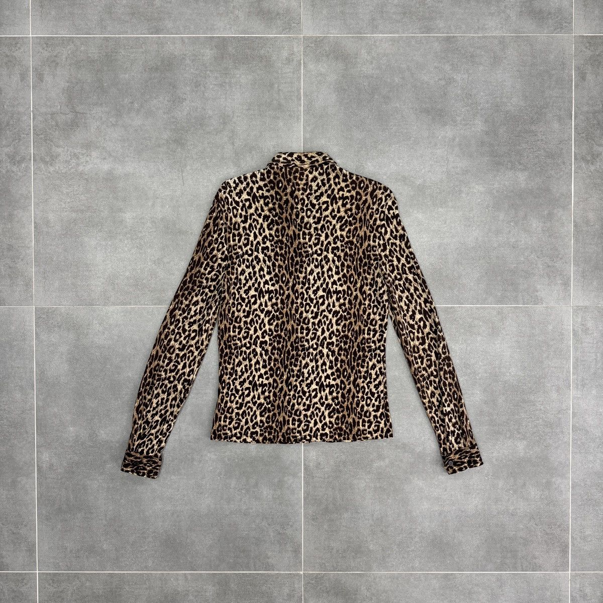 Dolce & Gabbana Vintage Dolce & Gabbana Jeans Wool Button Blouse Leopard Size M / US 6-8 / IT 42-44 - 20 Thumbnail