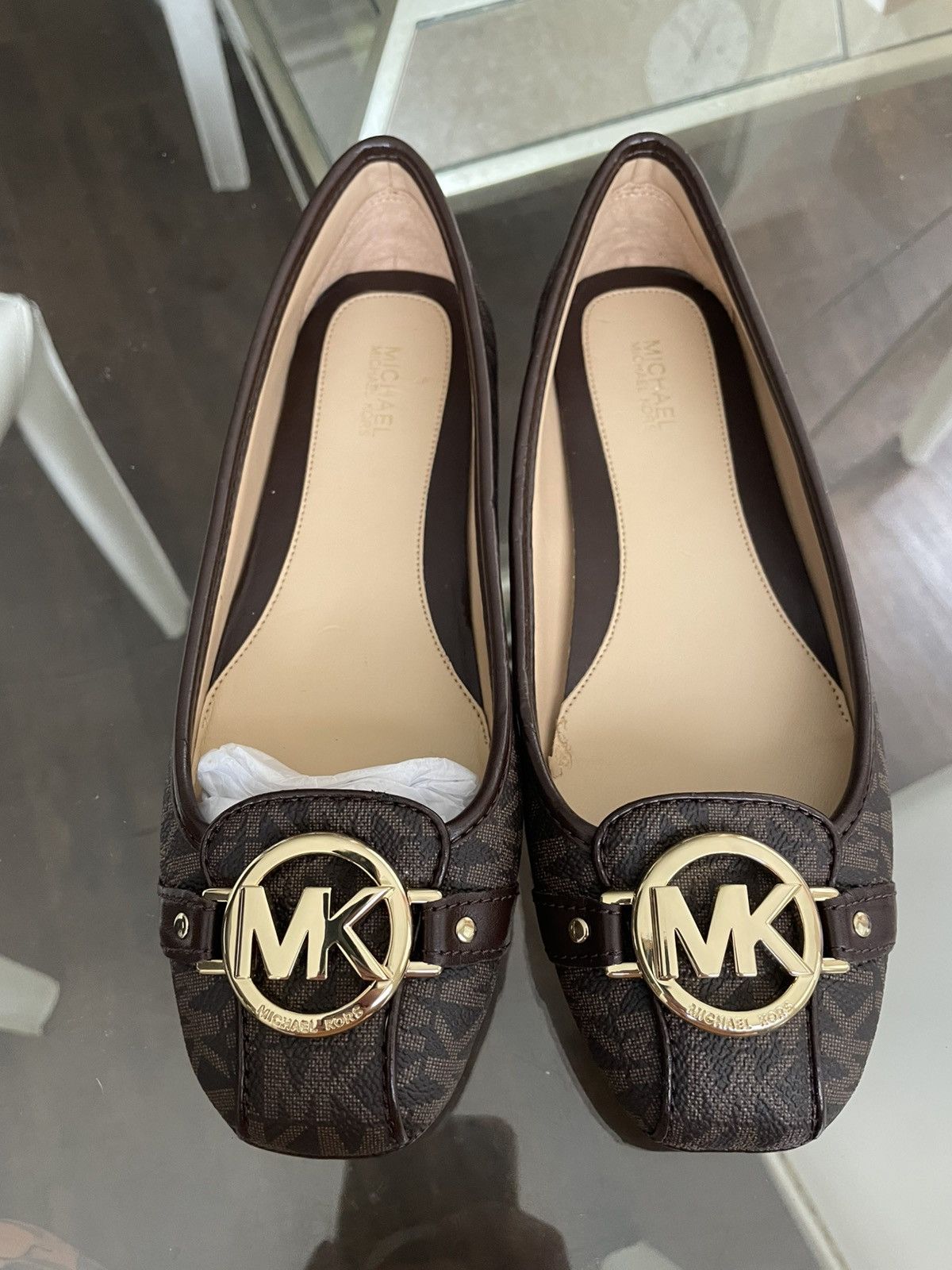 Michael Kors Michael Khors Milan Signature Logo Ballet Flat Size US 7 / IT 37 - 2 Thumbnail