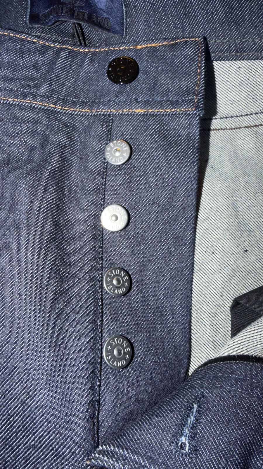 Stone Island J100005 INDIGO DENIM-RINSED mens 32 stone island Size US 32 / EU 48 - 8 Thumbnail