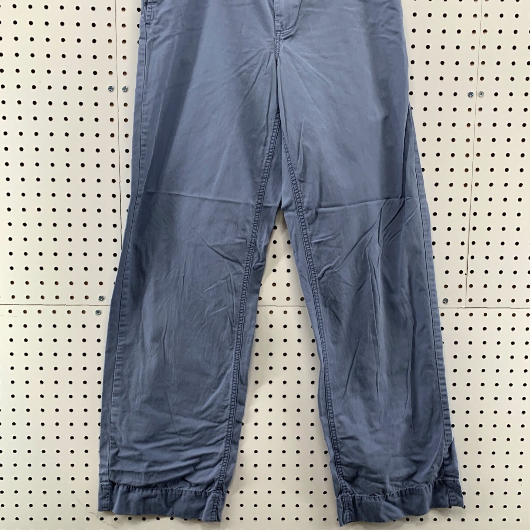 Vintage L.L. Bean Womens Chino Straight Pants 6 Tall 27" Waist 31" Inseam Blue Size 28" / US 6 / IT 42 - 6 Thumbnail