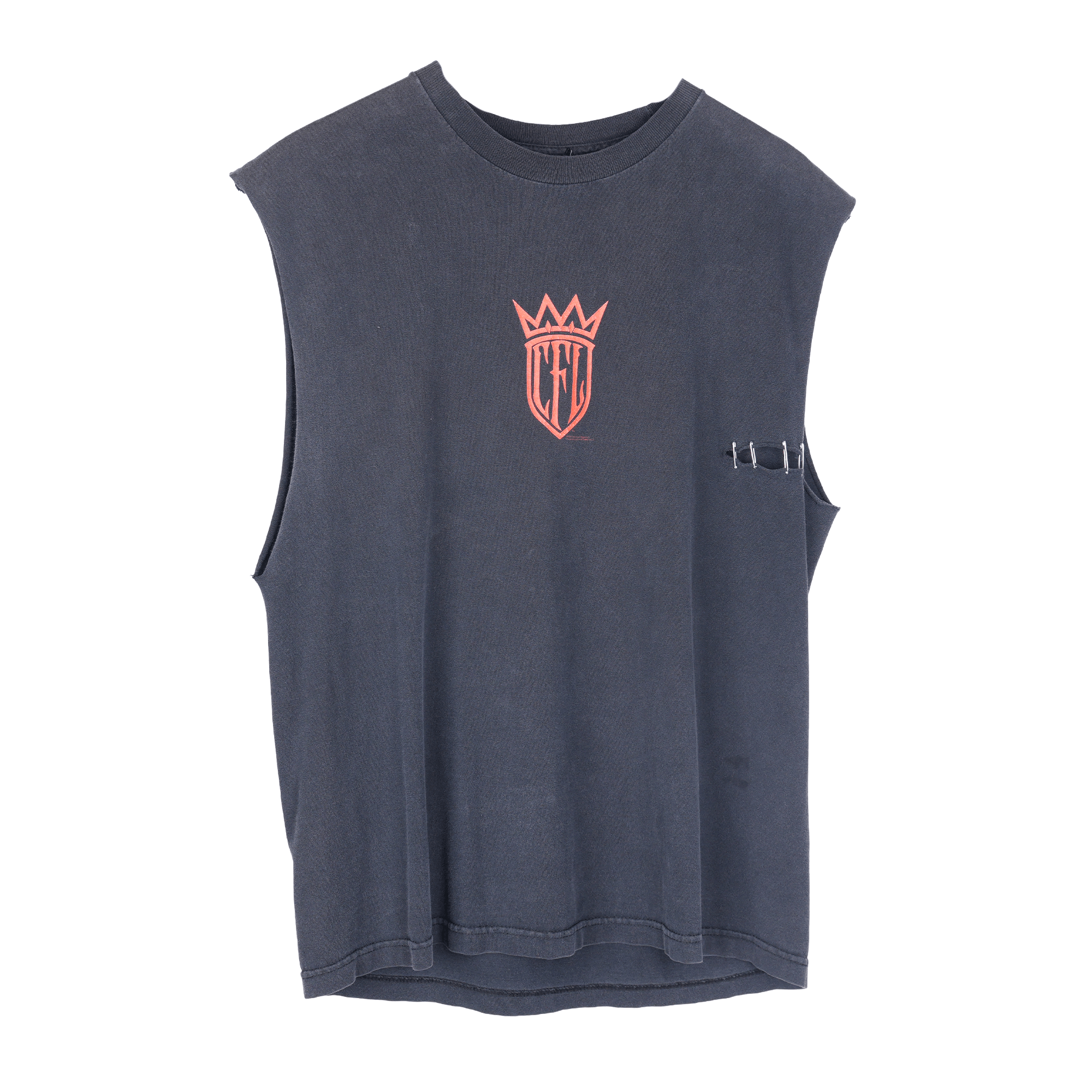 Vintage VINTAGE WEST COAST CHOPPERS CFL RED LOGO CUT OFF Size US XL / EU 56 / 4 - 1 Thumbnail