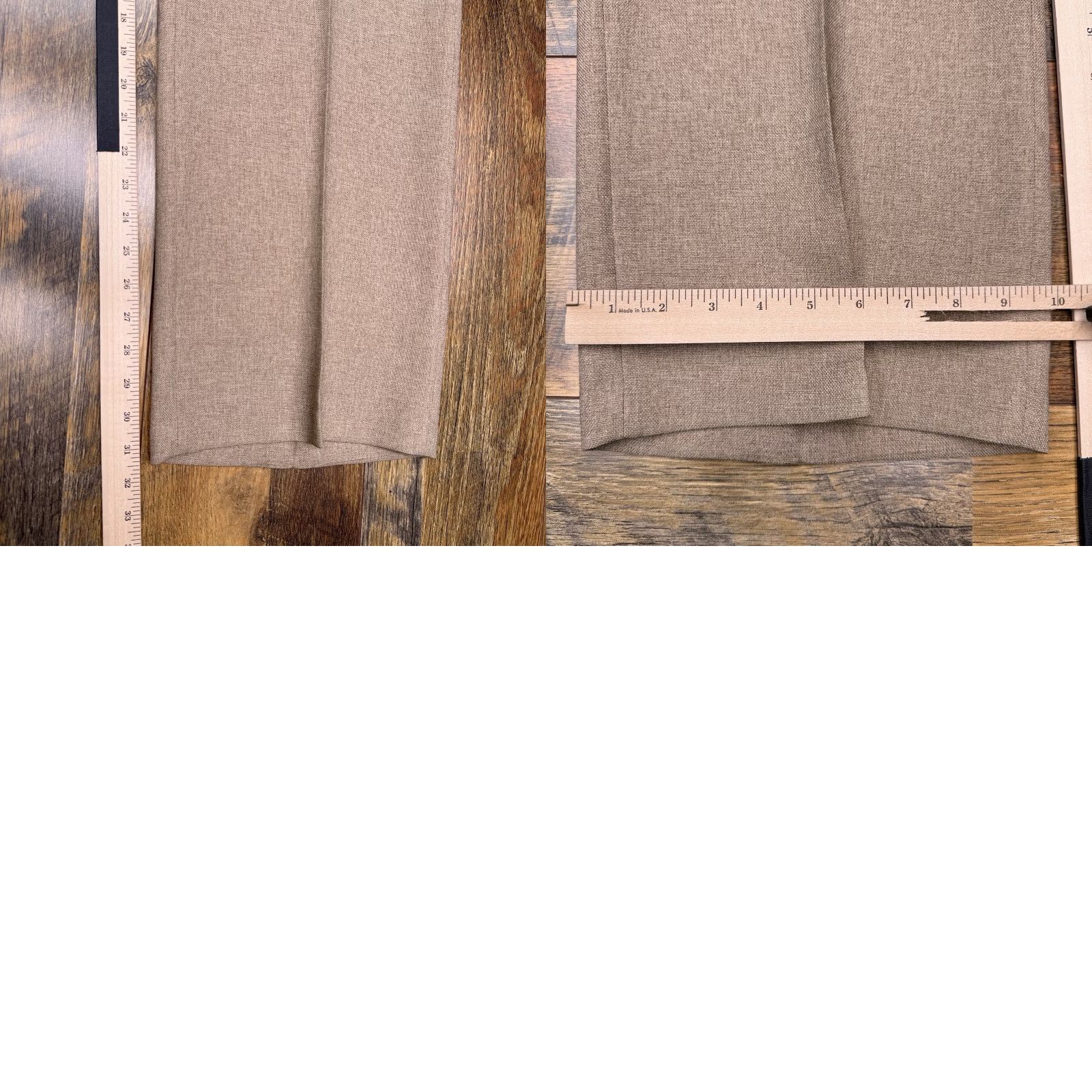 Levi's VINTAGE Levi's Action Slacks 42x32 Tan Comfort Waistband Flat Front 1970s Disco Casual Mens Size 42 - 9 Thumbnail