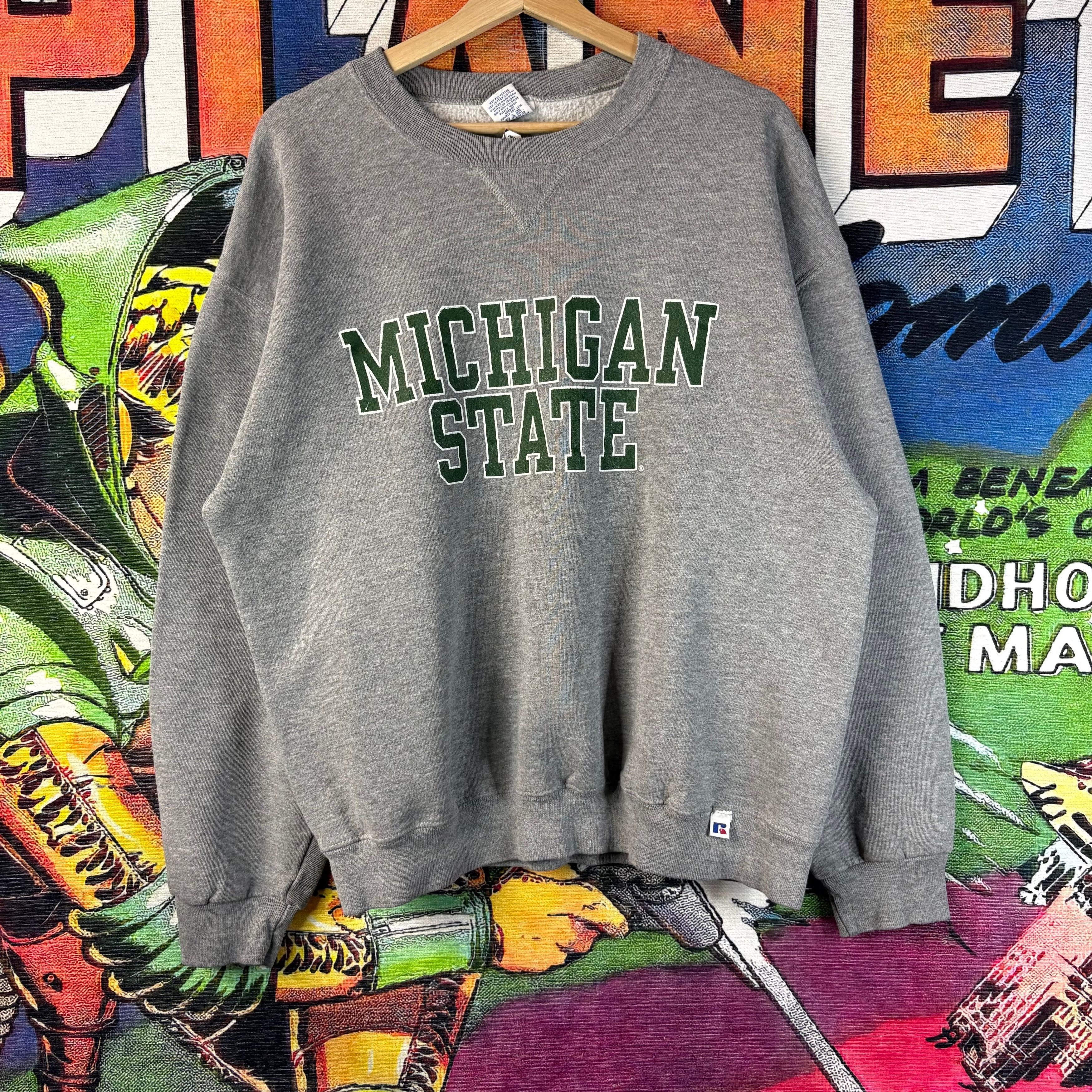 Russell Athletic Vintage Gray Russell Athletic CrewNeck sweatshirt Size Large Size US L / EU 52-54 / 3 - 1 Thumbnail