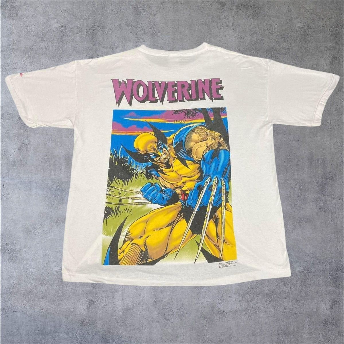 Marvel Comics × Vintage Vintage Wolverine X-men Marvel Shirt Size US XL / EU 56 / 4 - 1 Thumbnail
