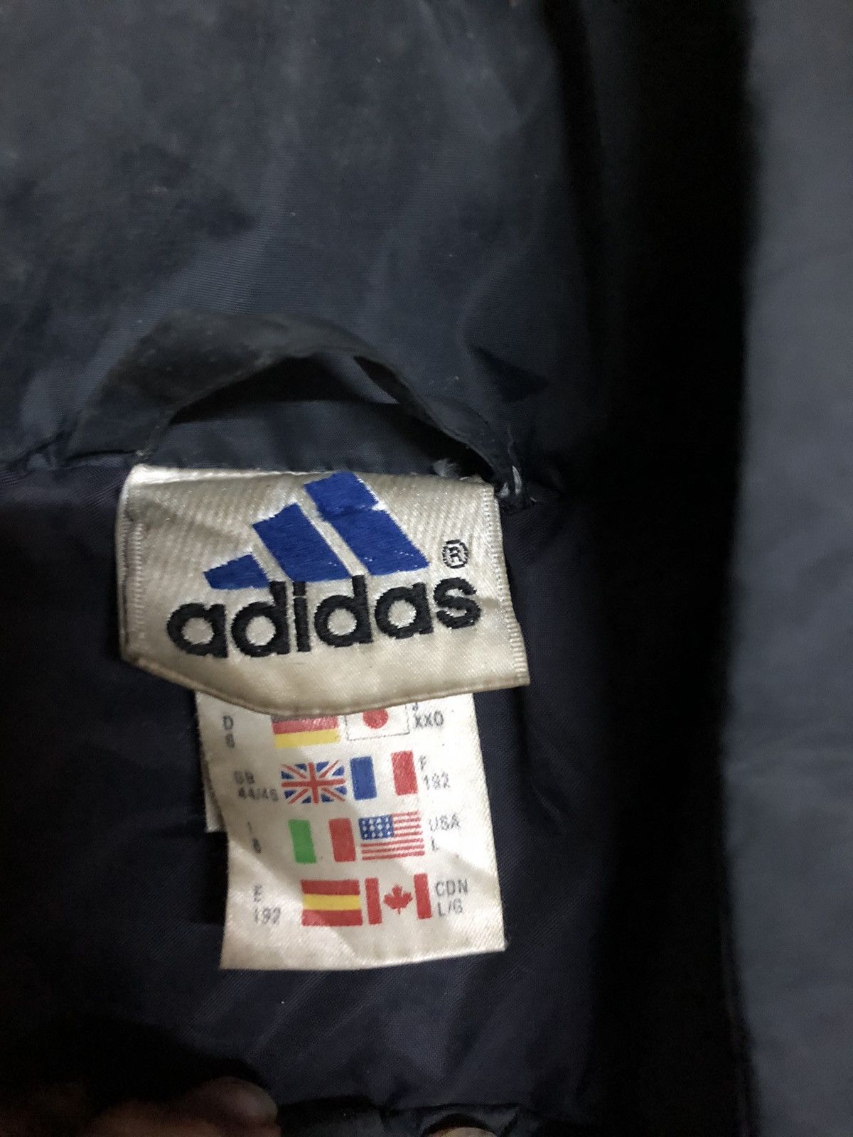 Adidas × Vintage Vintage Adidas Puffer Warm Winter Jacket Size US XL / EU 56 / 4 - 3 Thumbnail