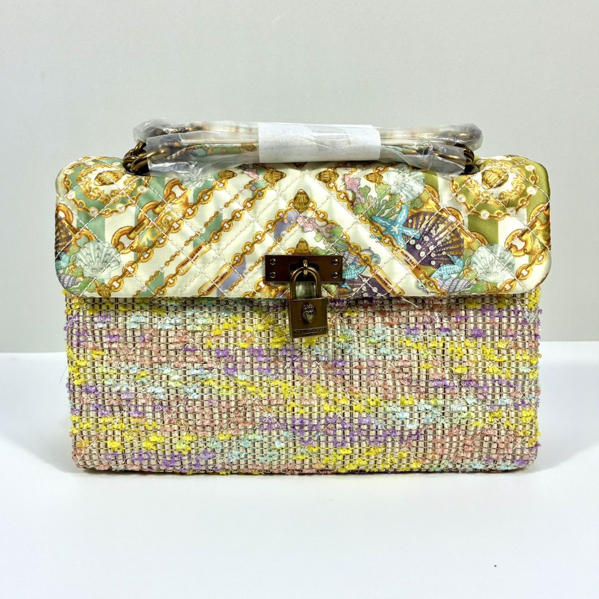 Kurt Geiger Kurt Geiger London Brixton Mixed Media Tweed Shoulder Bag Size ONE SIZE - 1 Thumbnail