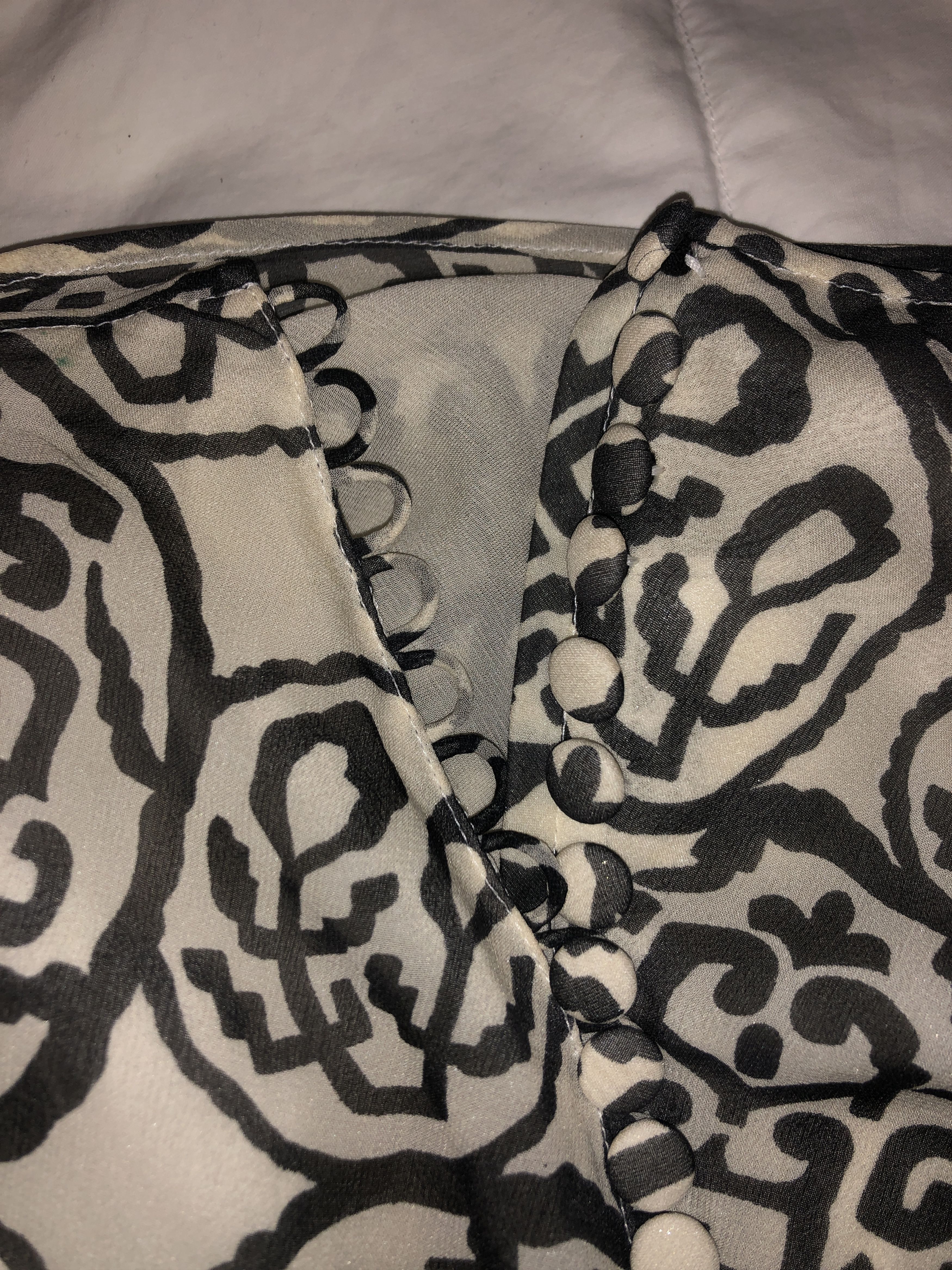 John Galliano Draped Asymmetric Printed Silk Skirt Size 27" / US 4 / IT 40 - 20 Thumbnail