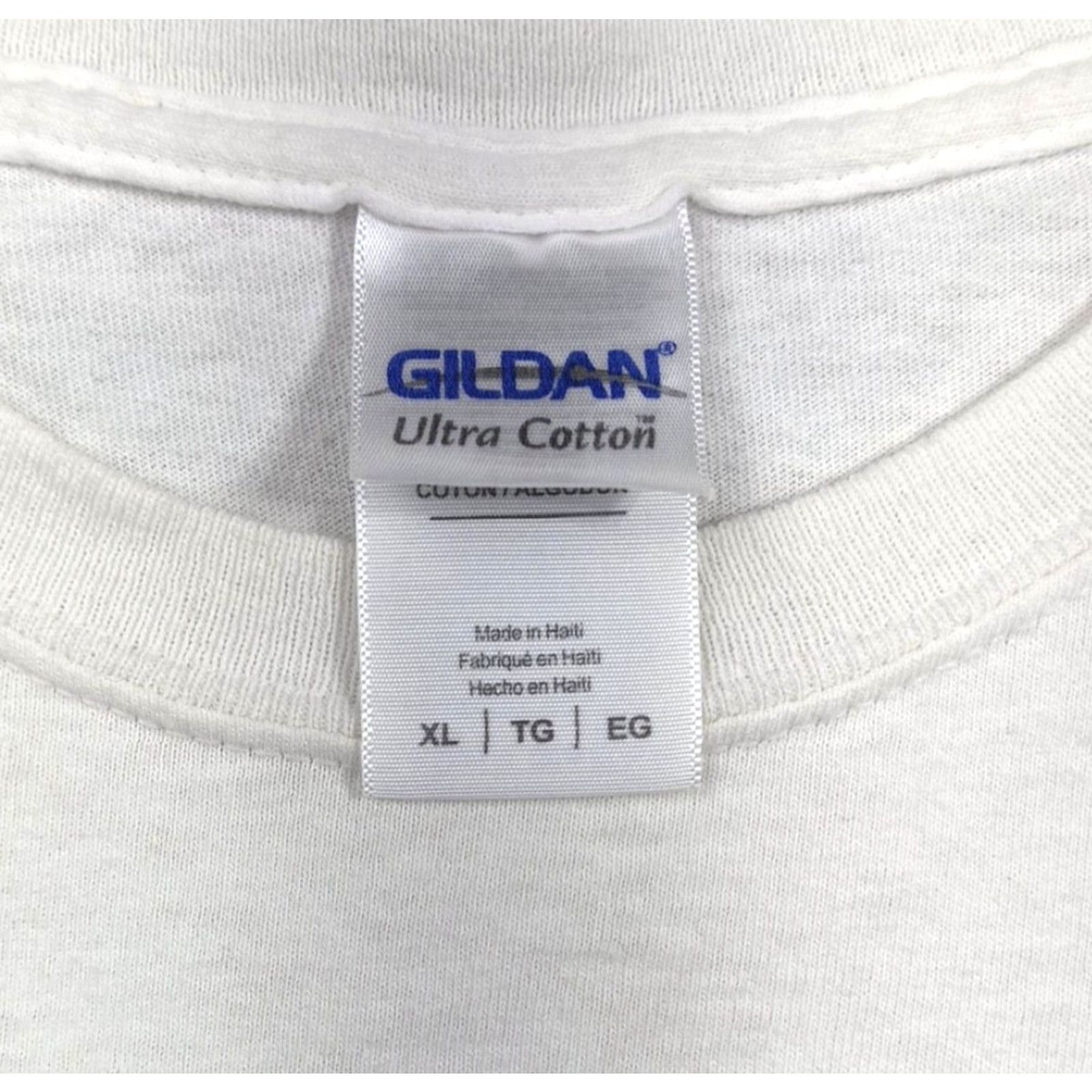 Gildan Gildan Shirt Mens XL White Ride On Glamis Sand Dunes Skull Graphic Tee Biker Size US XL / EU 56 / 4 - 5 Thumbnail