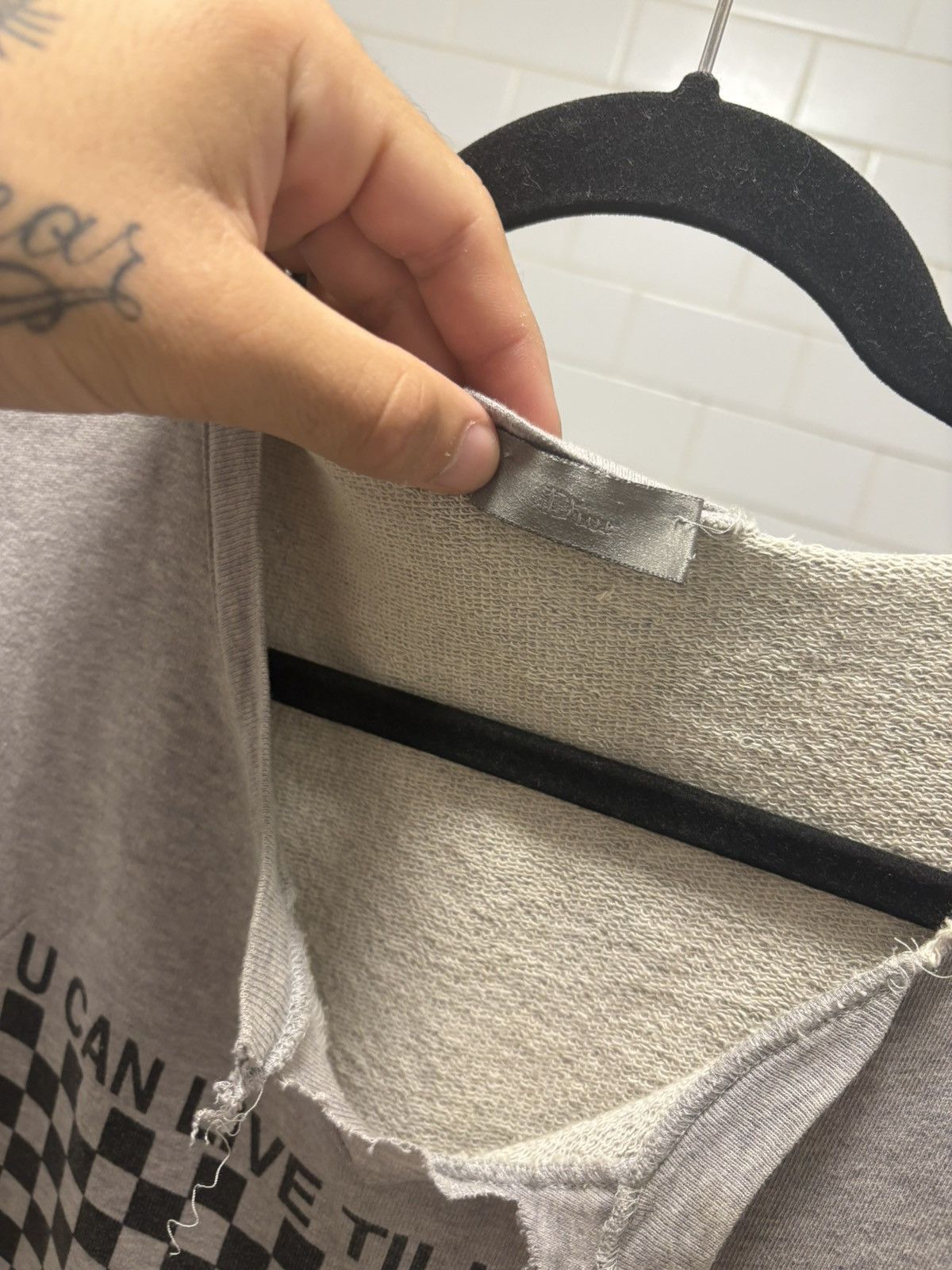 Hedi Slimane DIOR HOMME hedi Slimane 06 sleeveless sweatshirt cut off Size US L / EU 52-54 / 3 - 4 Thumbnail