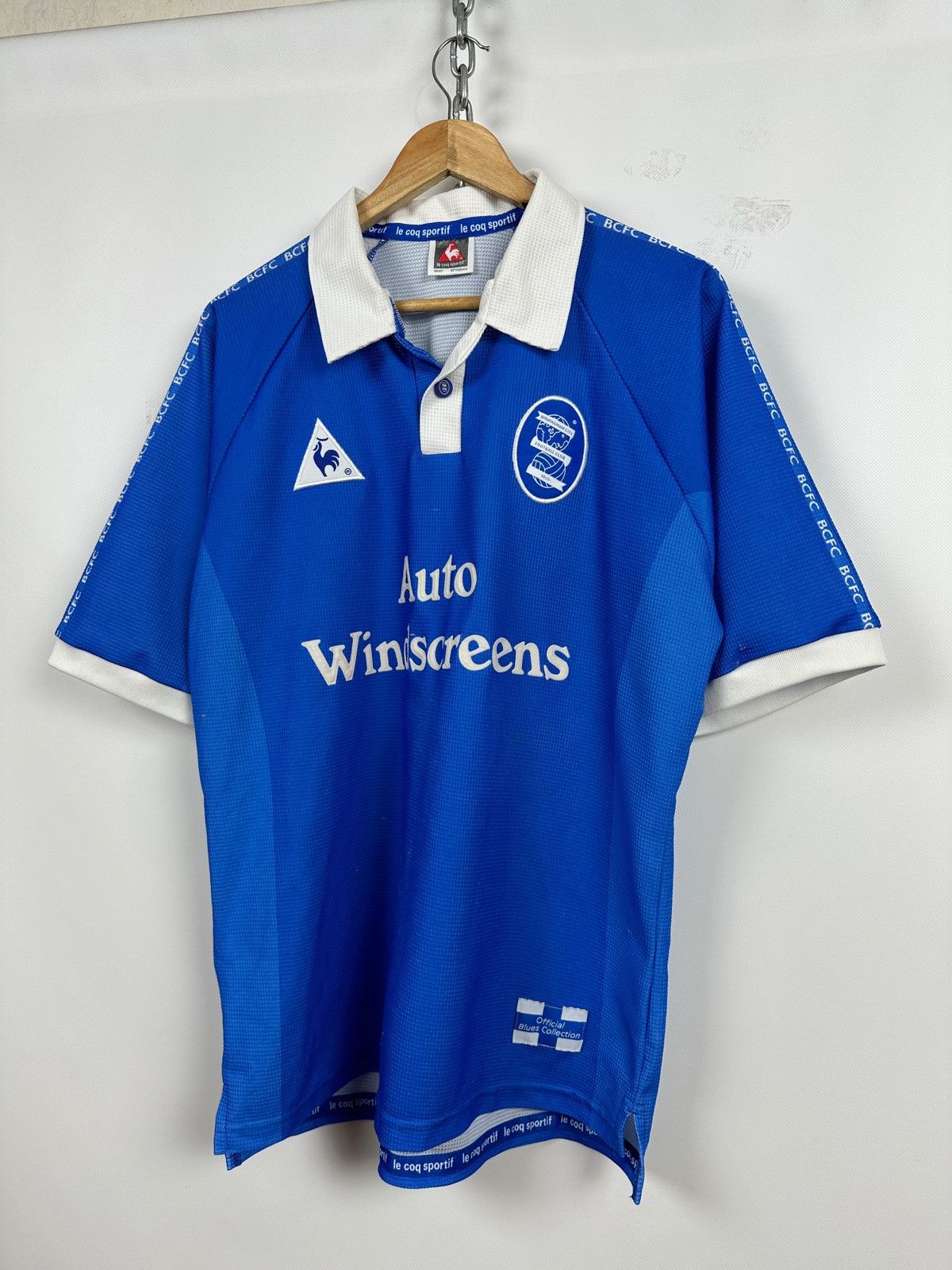 Le Coq Sportif 1998/99 Le Coq Sportif Birmingham City Vintage Soccer Jersey Size US L / EU 52-54 / 3 - 3 Thumbnail